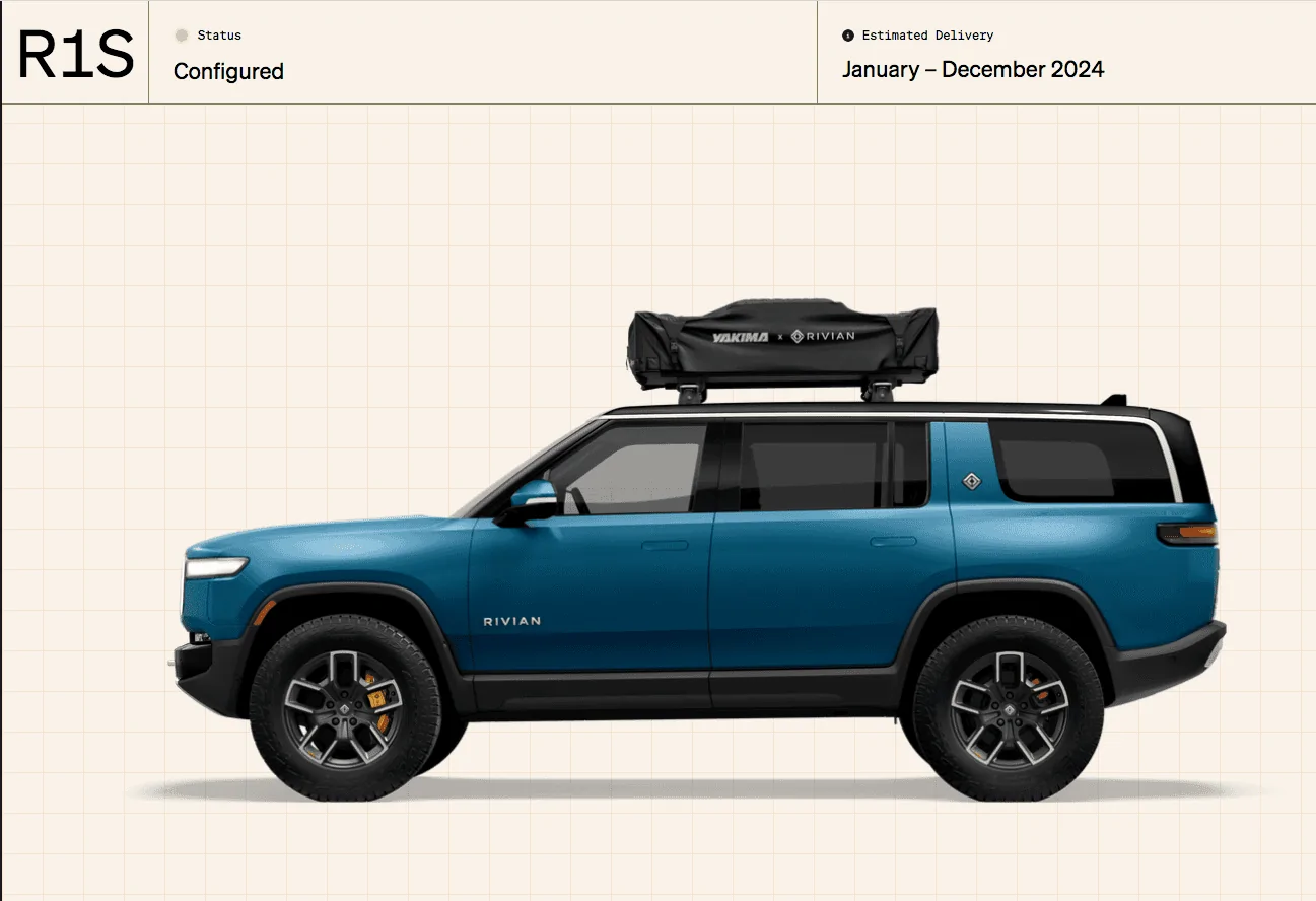 Rivian R1T R1S ? Estimated Delivery Date Window is LIVE! What’s Yours?! ? Screen Shot 2022-10-28 at 3.42.27 PM