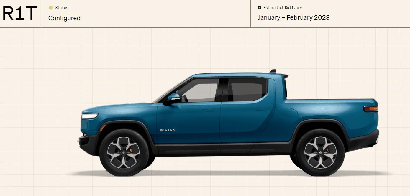 Rivian R1T R1S ? Estimated Delivery Date Window is LIVE! What’s Yours?! ? 1666989978952