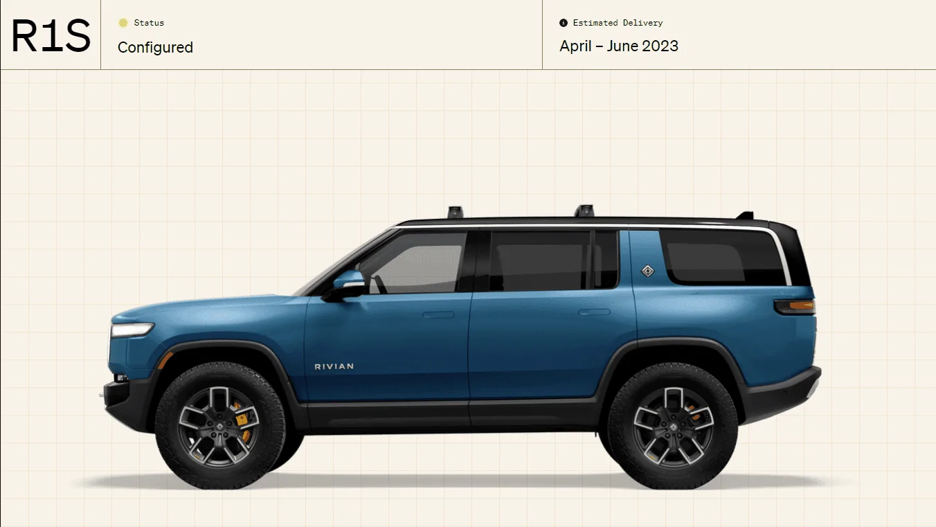Rivian R1T R1S ? Estimated Delivery Date Window is LIVE! What’s Yours?! ? 1666991042295