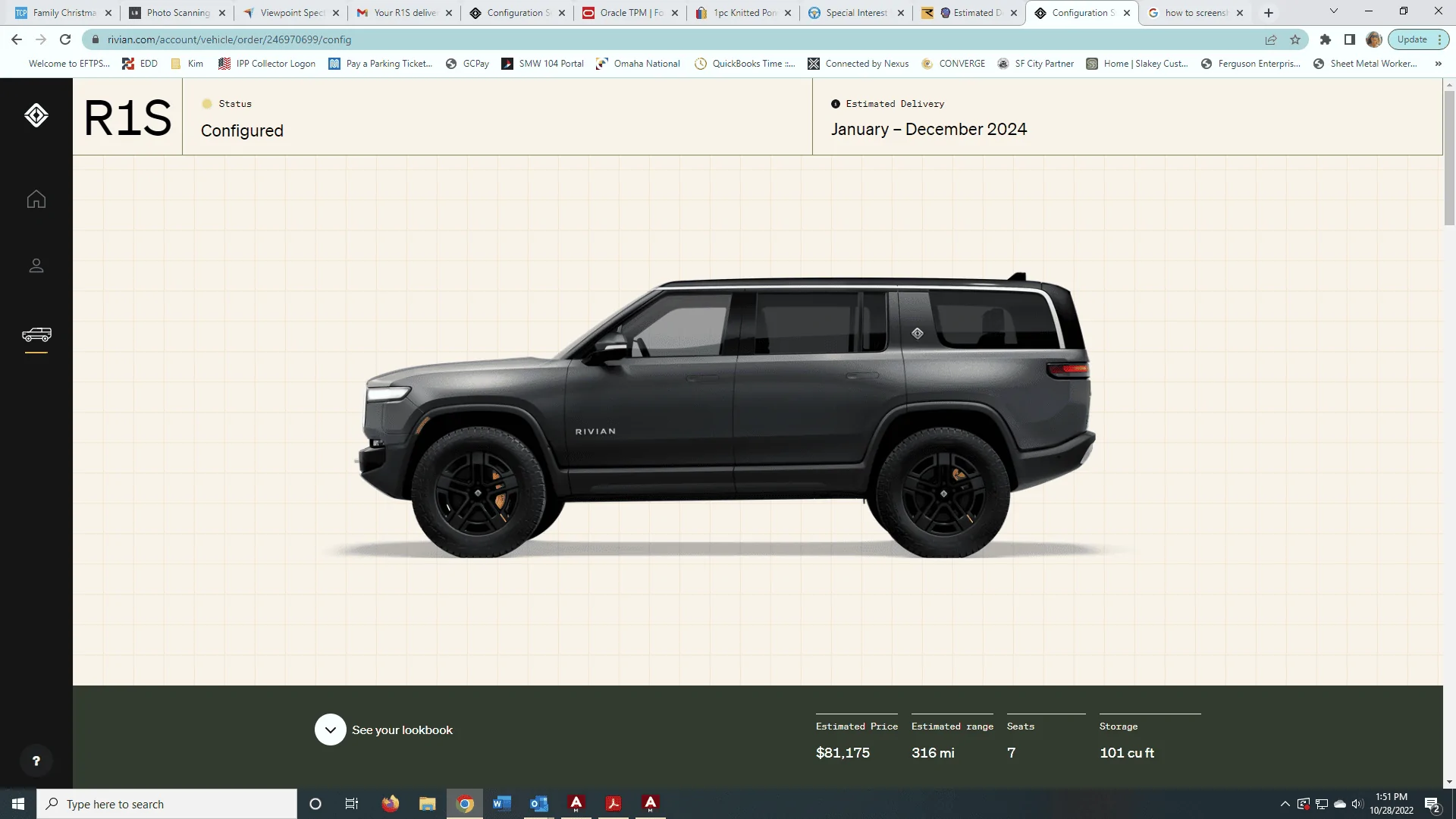 Rivian R1T R1S ? Estimated Delivery Date Window is LIVE! What’s Yours?! ? 2022-10-28