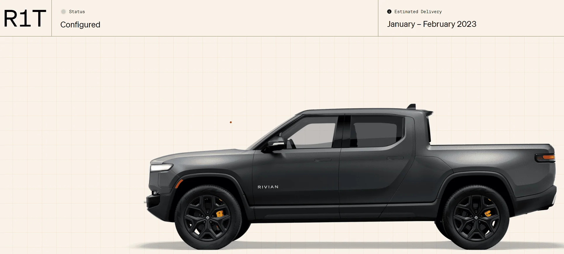 Rivian R1T R1S ? Estimated Delivery Date Window is LIVE! What’s Yours?! ? Screenshot 2022-10-28 164431