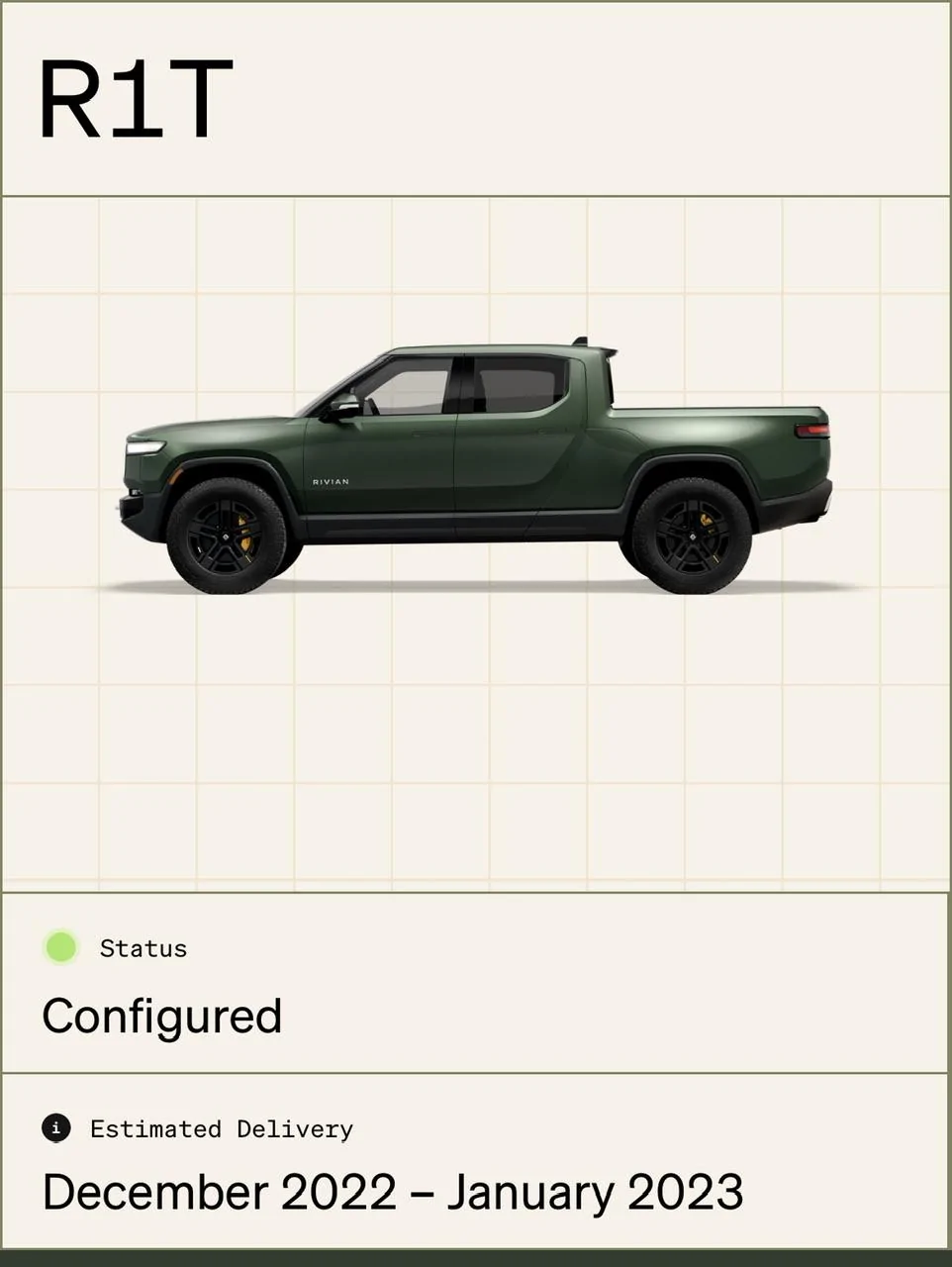 Rivian R1T R1S ? Estimated Delivery Date Window is LIVE! What’s Yours?! ? A135F860-3BDE-4649-AAFF-59F80B7290AE