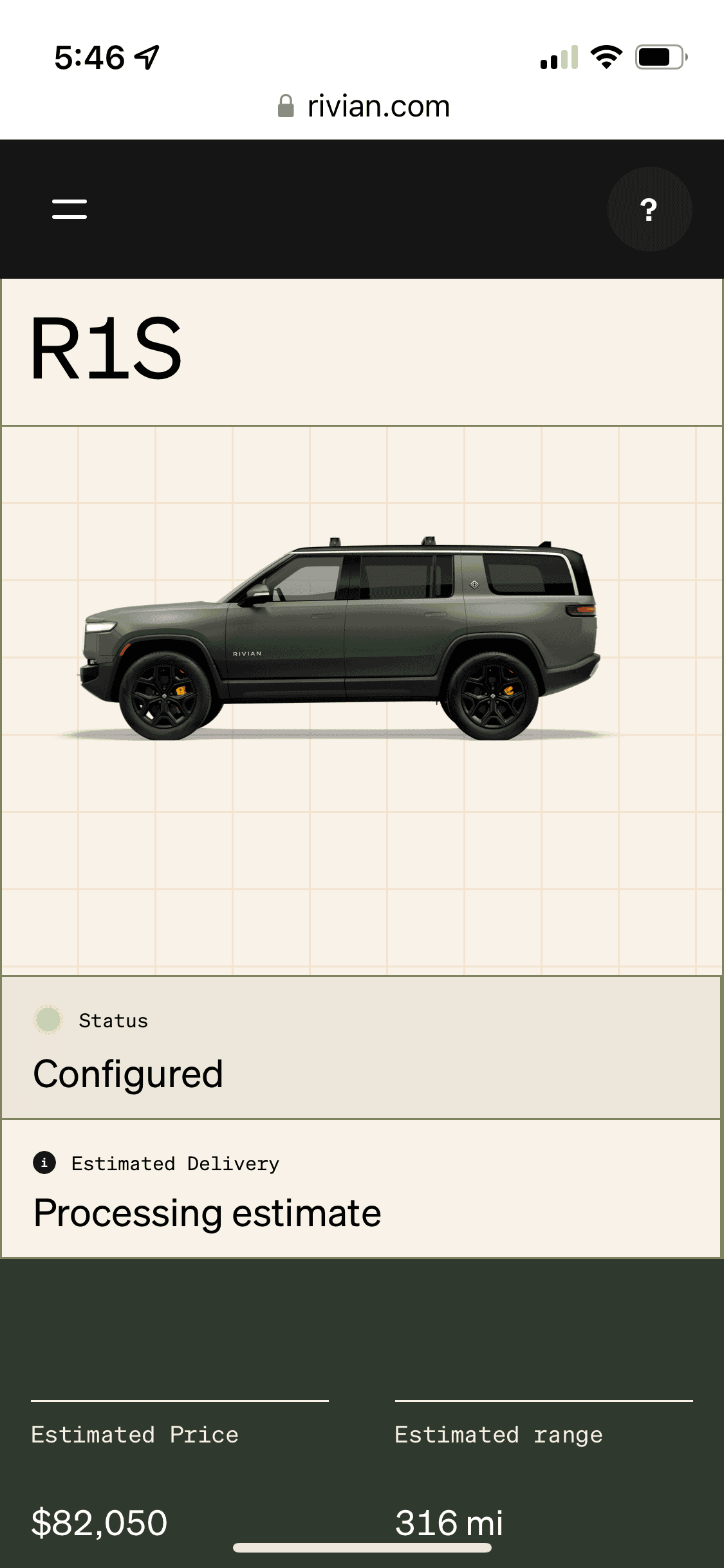 Rivian R1T R1S ? Estimated Delivery Date Window is LIVE! What’s Yours?! ? 2A311092-2AB8-49DF-A146-F0CD2E683028