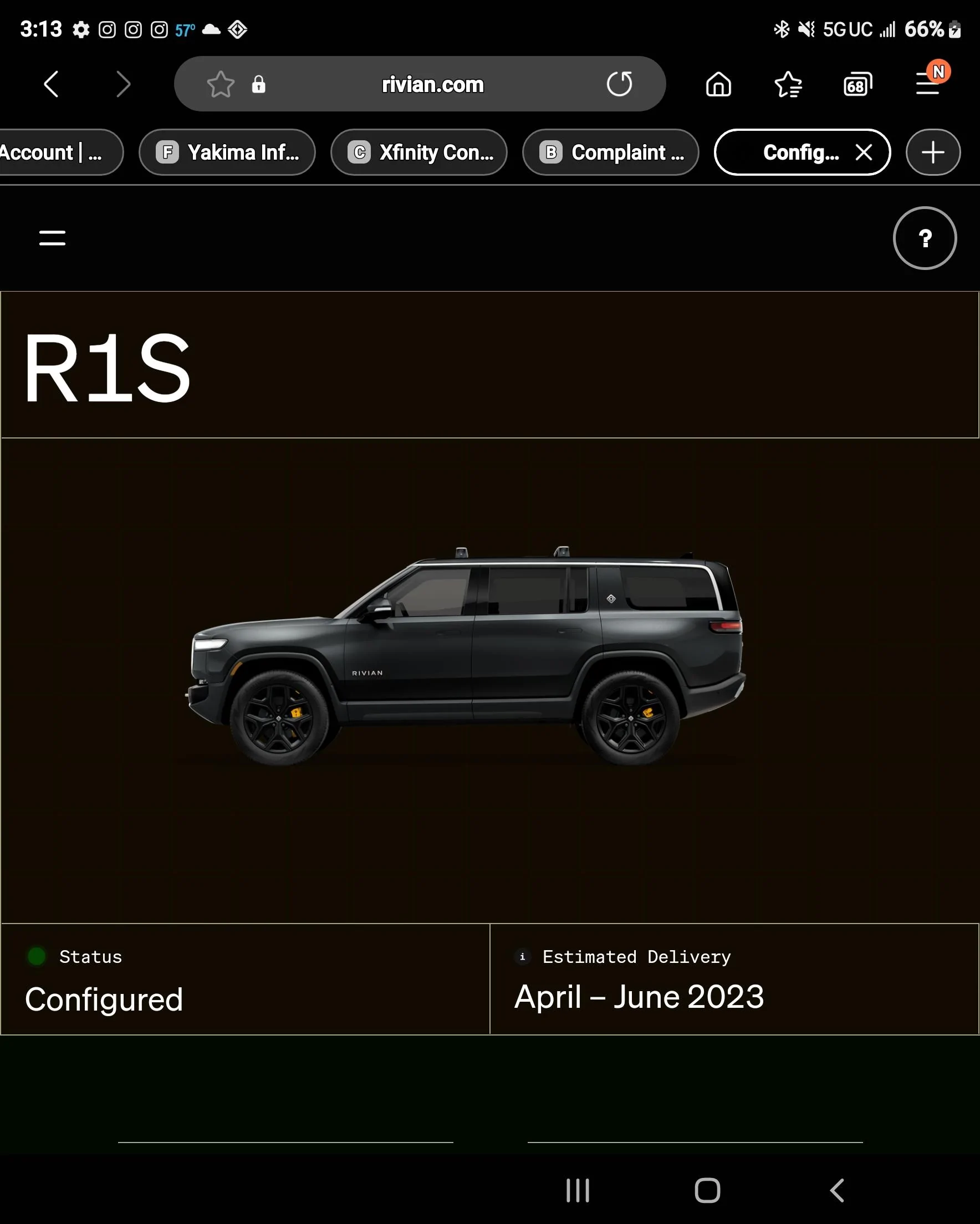 Rivian R1T R1S ? Estimated Delivery Date Window is LIVE! What’s Yours?! ? Screenshot_20221028-151311_Samsung Internet