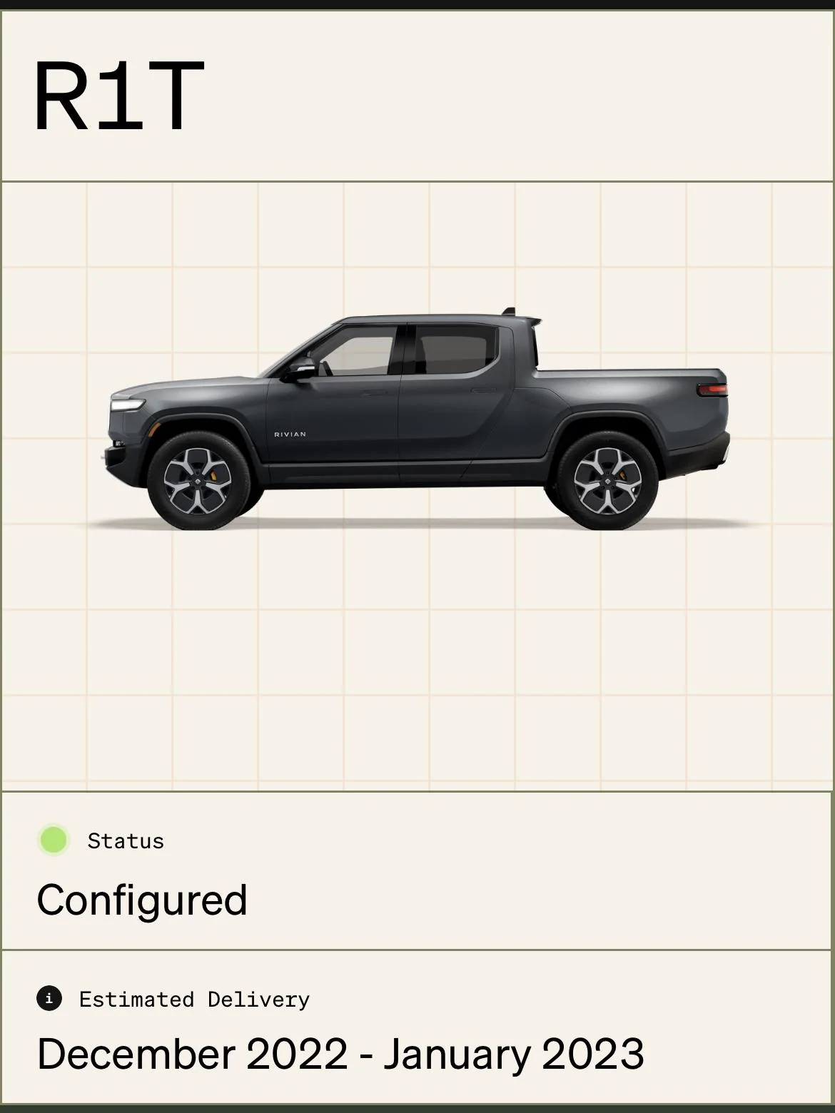 Rivian R1T R1S ? Estimated Delivery Date Window is LIVE! What’s Yours?! ? C59EBE74-68F6-4922-BF37-022850DEBF87