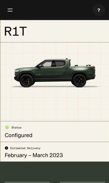 Rivian R1T R1S ? Estimated Delivery Date Window is LIVE! What’s Yours?! ? 81C04A8C-533E-493D-A6F2-C0C57114E9A1