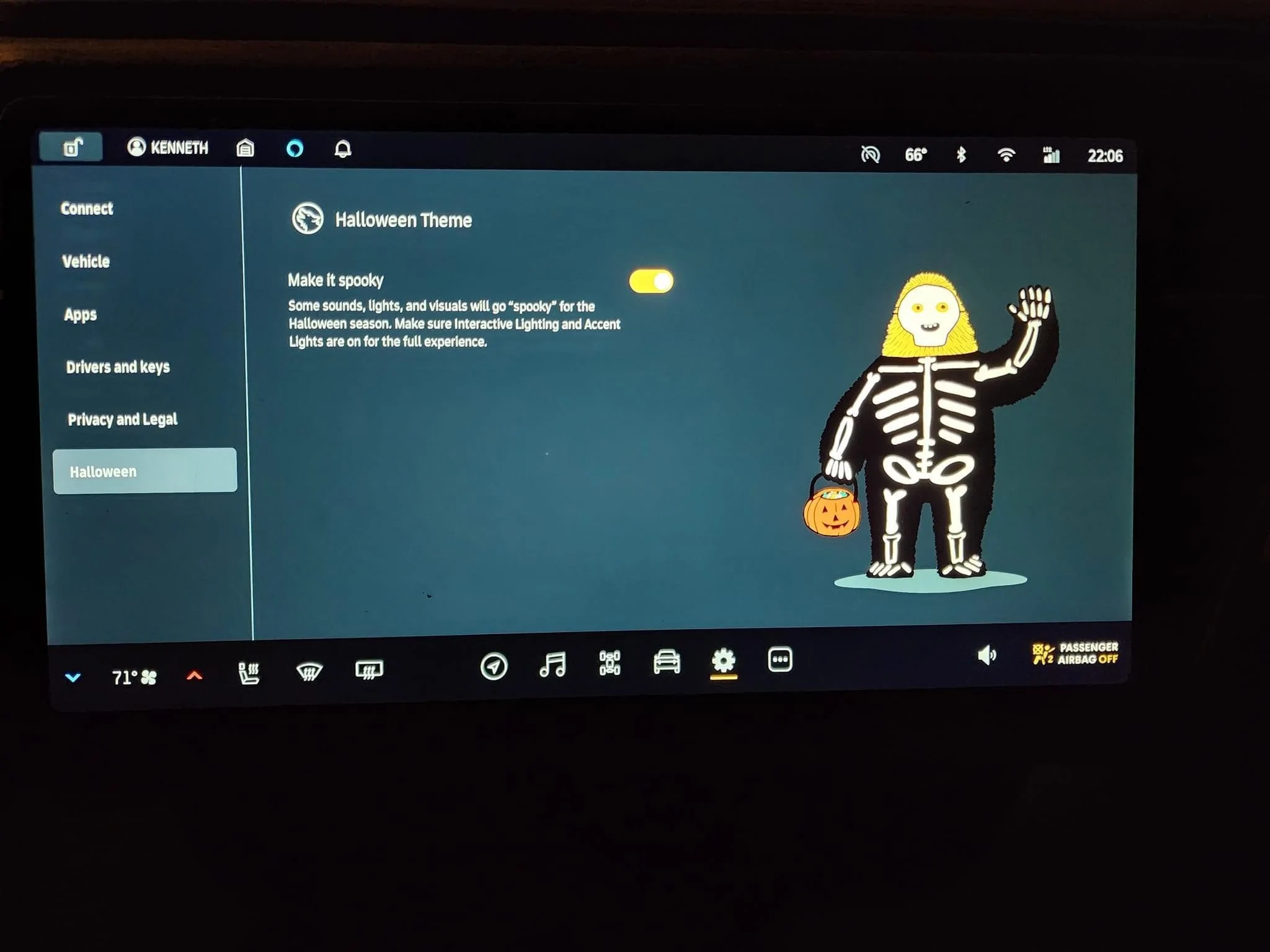 Rivian R1T R1S Halloween Mode confirms RGB interior accent lights 81D8F566-62F7-4040-8228-B5D53BBF7BD0