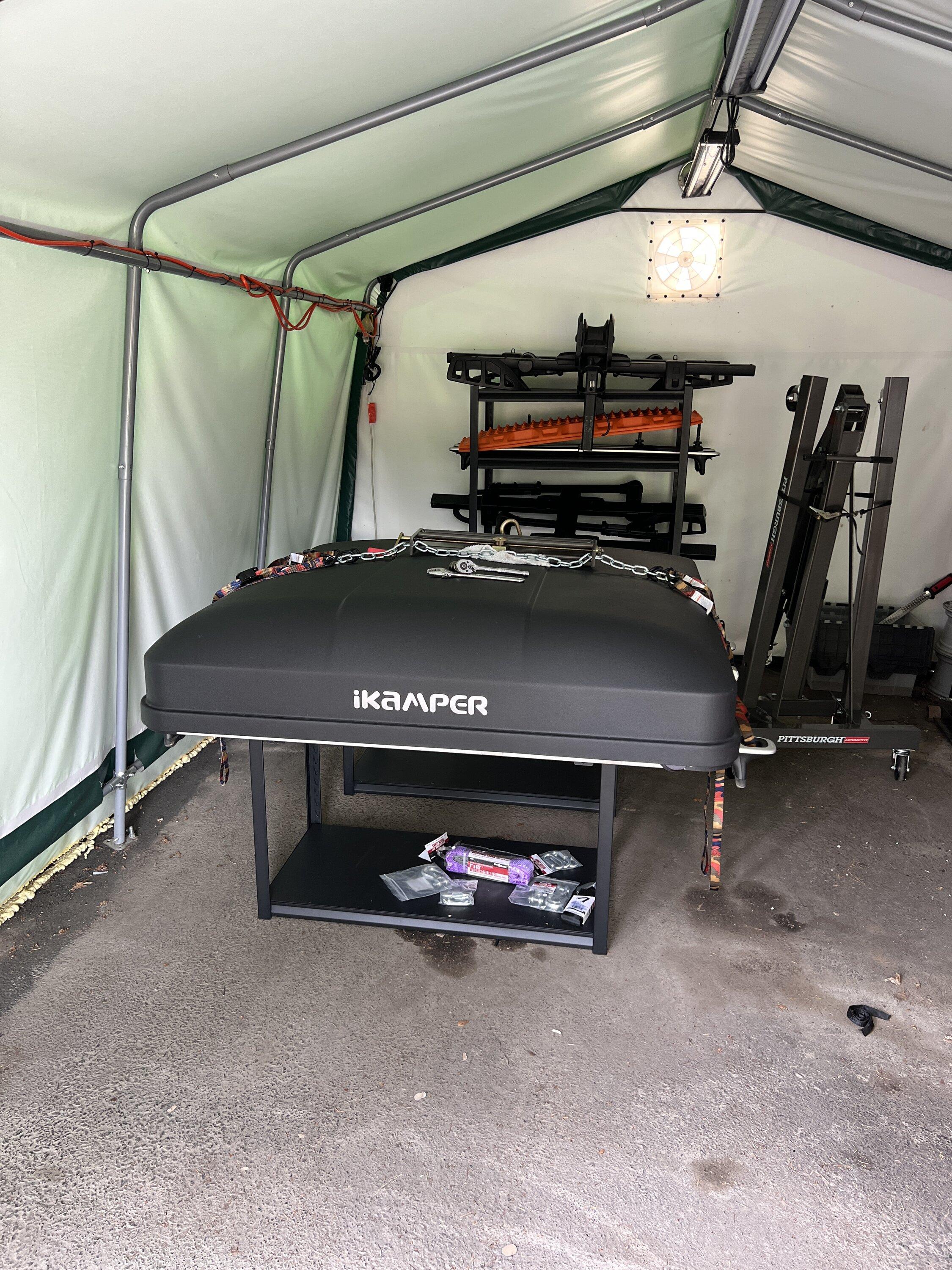 Rivian R1T R1S Crazy idea for removing and storing RTT 93C4A8F1-8C0A-4A20-99BE-2A79BE1E5733