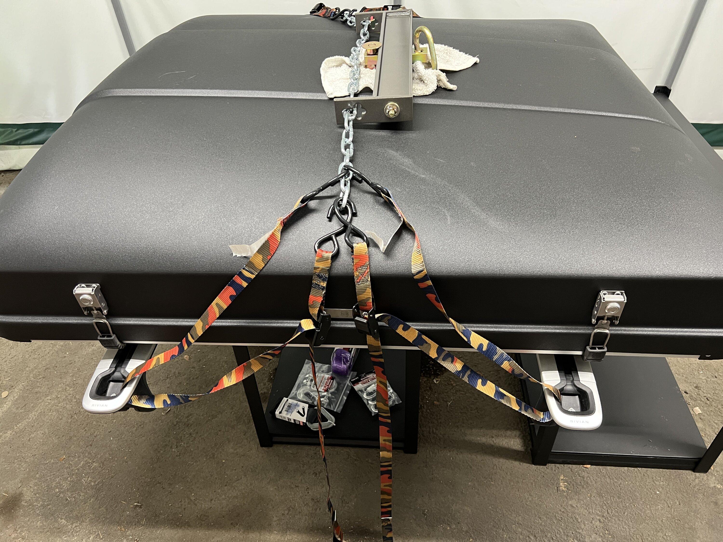 Rivian R1T R1S Crazy idea for removing and storing RTT B96AA77E-7033-4D4E-A267-ED25882BB3C5