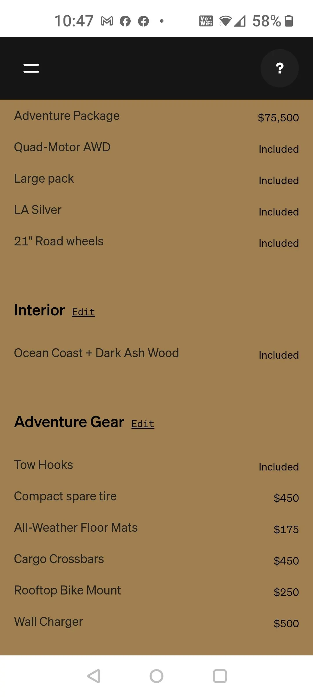 Rivian R1T R1S R1S ONLY: October 2022 Delivery Estimate Updates Screenshot_20221030-104759