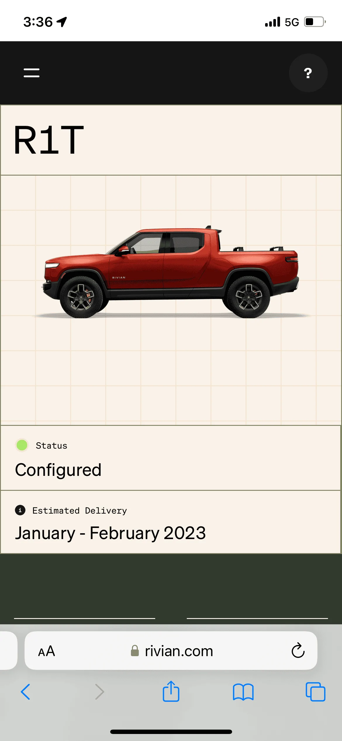 Rivian R1T R1S ? Estimated Delivery Date Window is LIVE! What’s Yours?! ? D9E23DDF-6E85-4C60-86D7-8694F03A2A5F