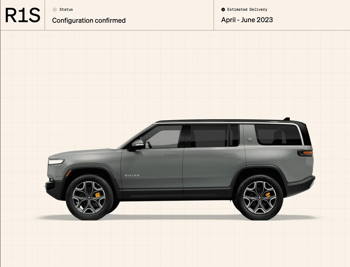 Rivian R1T R1S ? Estimated Delivery Date Window is LIVE! What’s Yours?! ? Screenshot 2022-10-31 at 9.06.09 AM