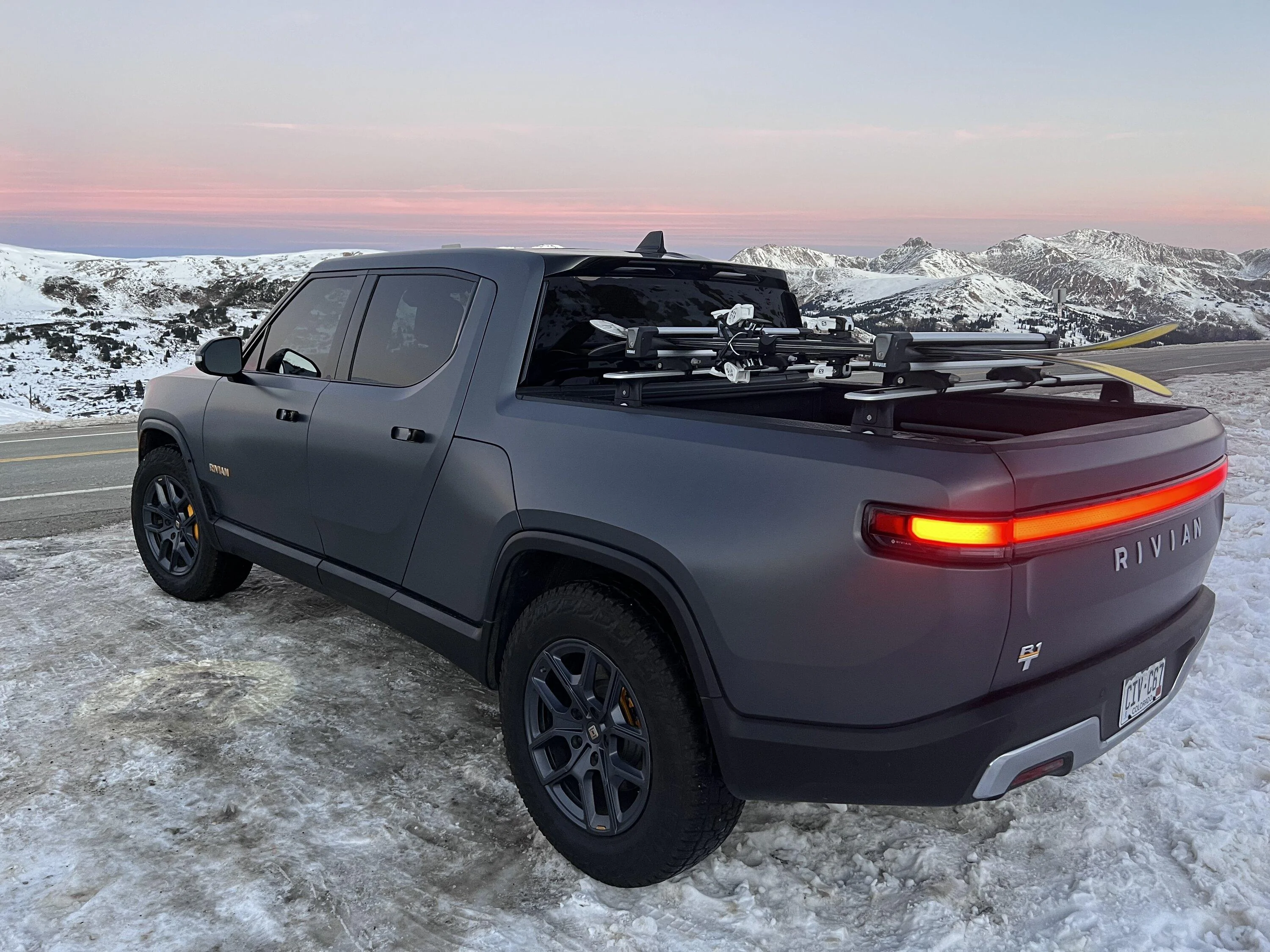 Rivian R1T R1S Ski day trip in R1T - efficiency data 54207903-E91C-4A2F-9E3E-1DAD67D69FC3