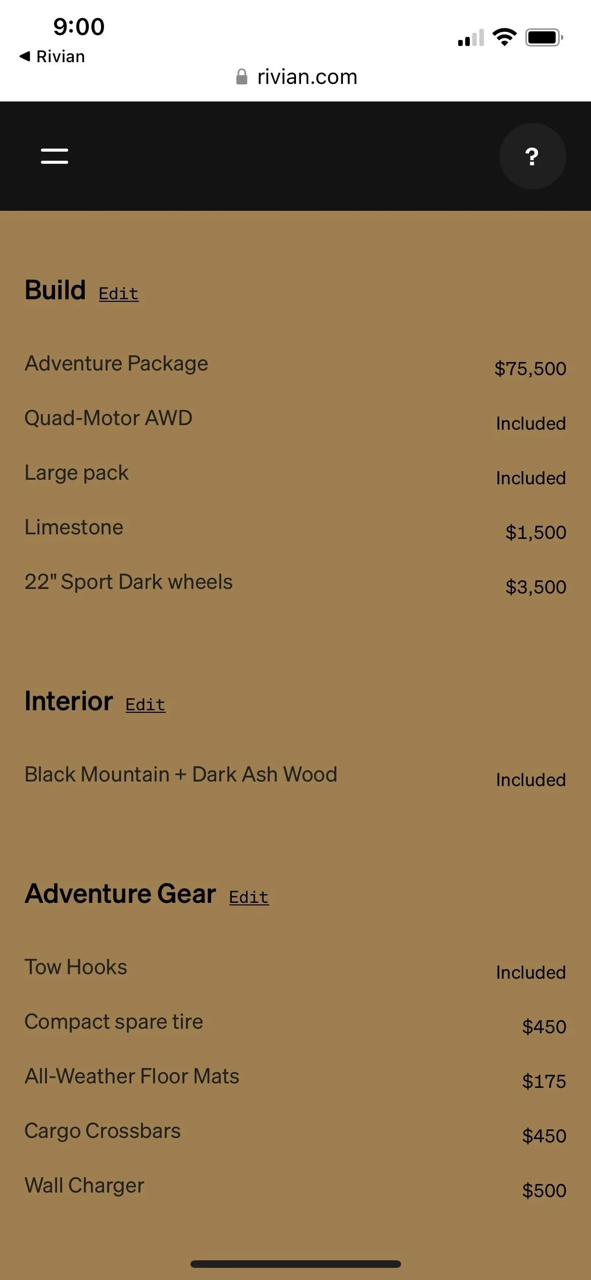 Rivian R1T R1S R1S ONLY: October 2022 Delivery Estimate Updates R1S build