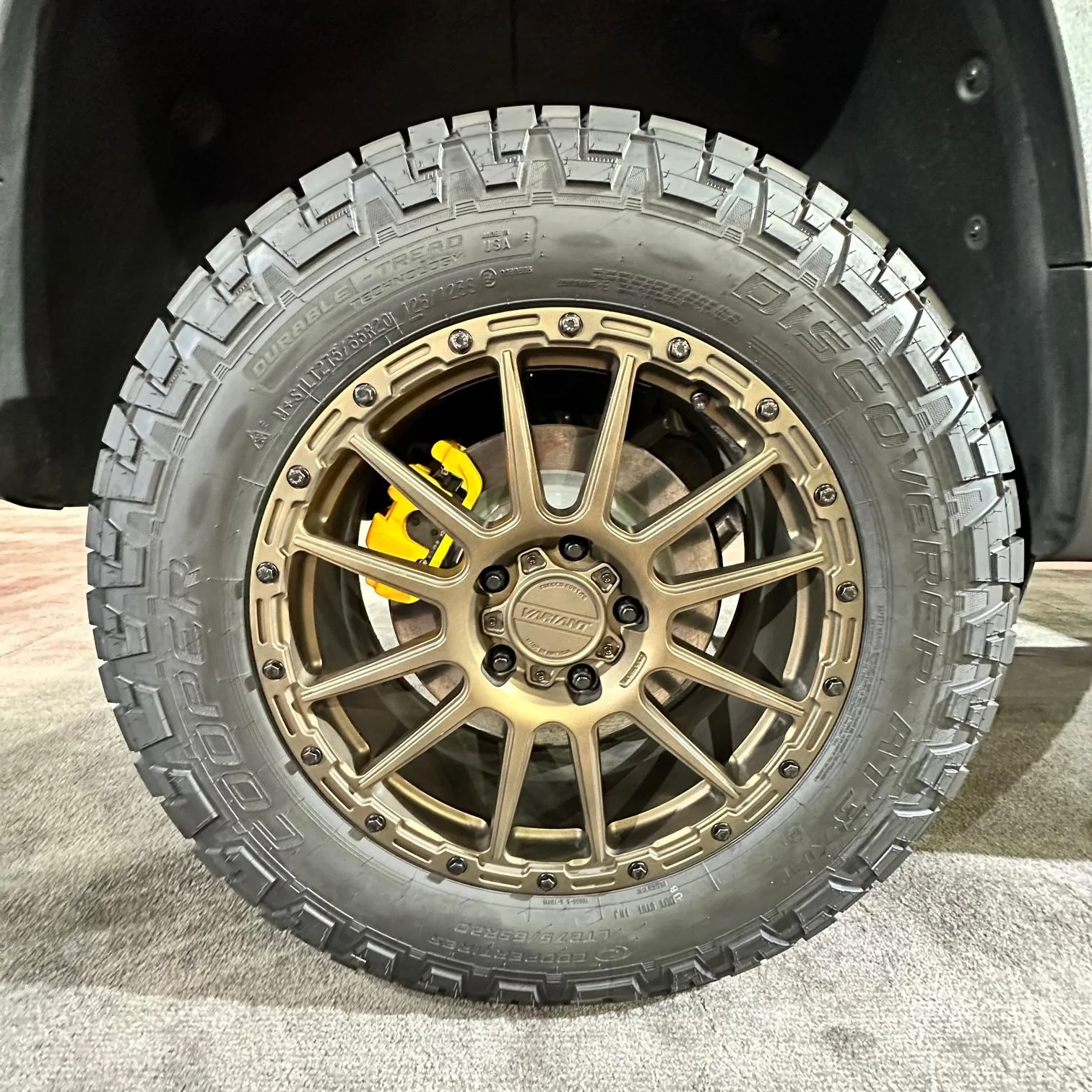 Rivian R1T R1S [SEMA 2022] Matte Dark Sage Green Rivian R1T Build by Doetsch Off-Road / Cooper Tires IMG_0270-1