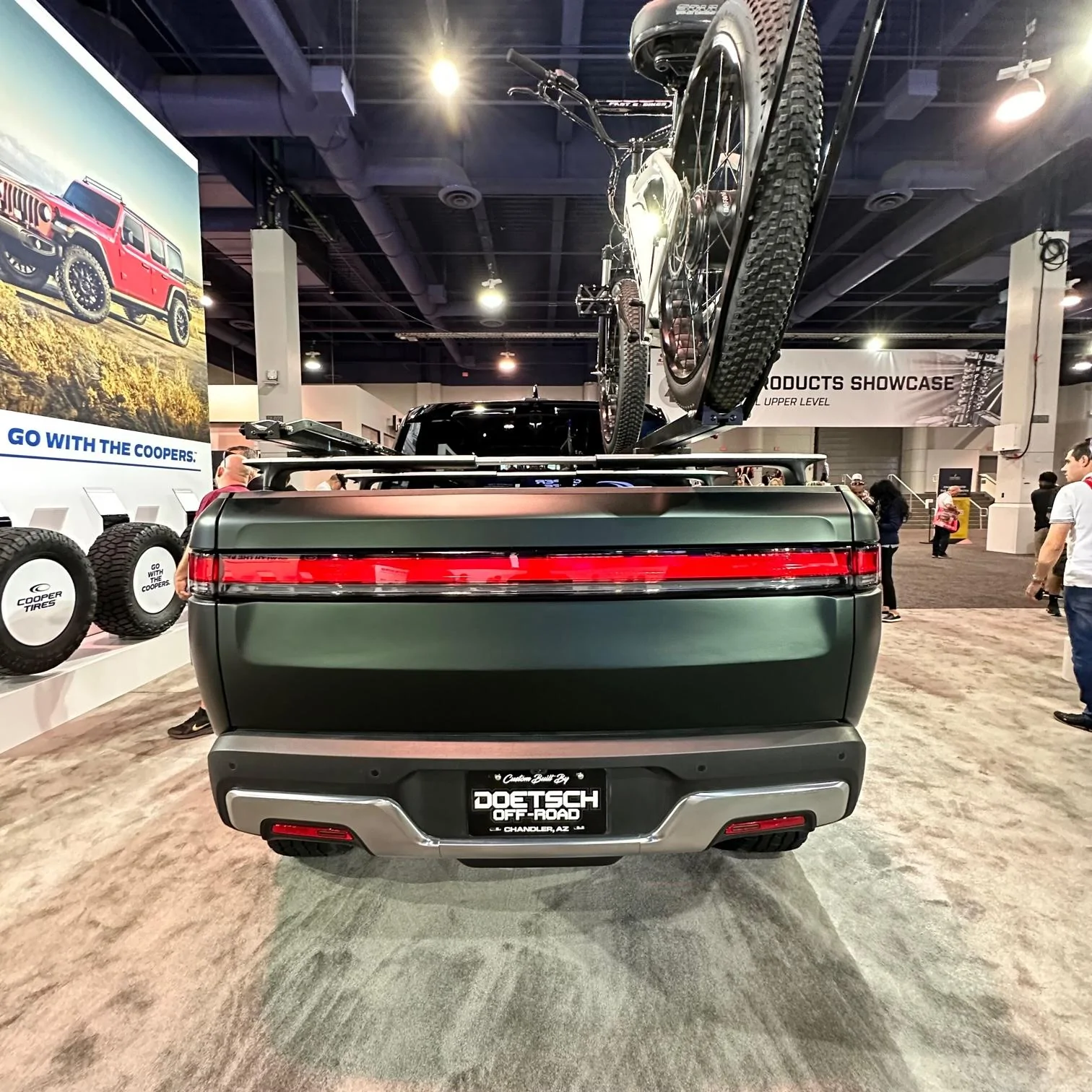 Rivian R1T R1S [SEMA 2022] Matte Dark Sage Green Rivian R1T Build by Doetsch Off-Road / Cooper Tires IMG_0274