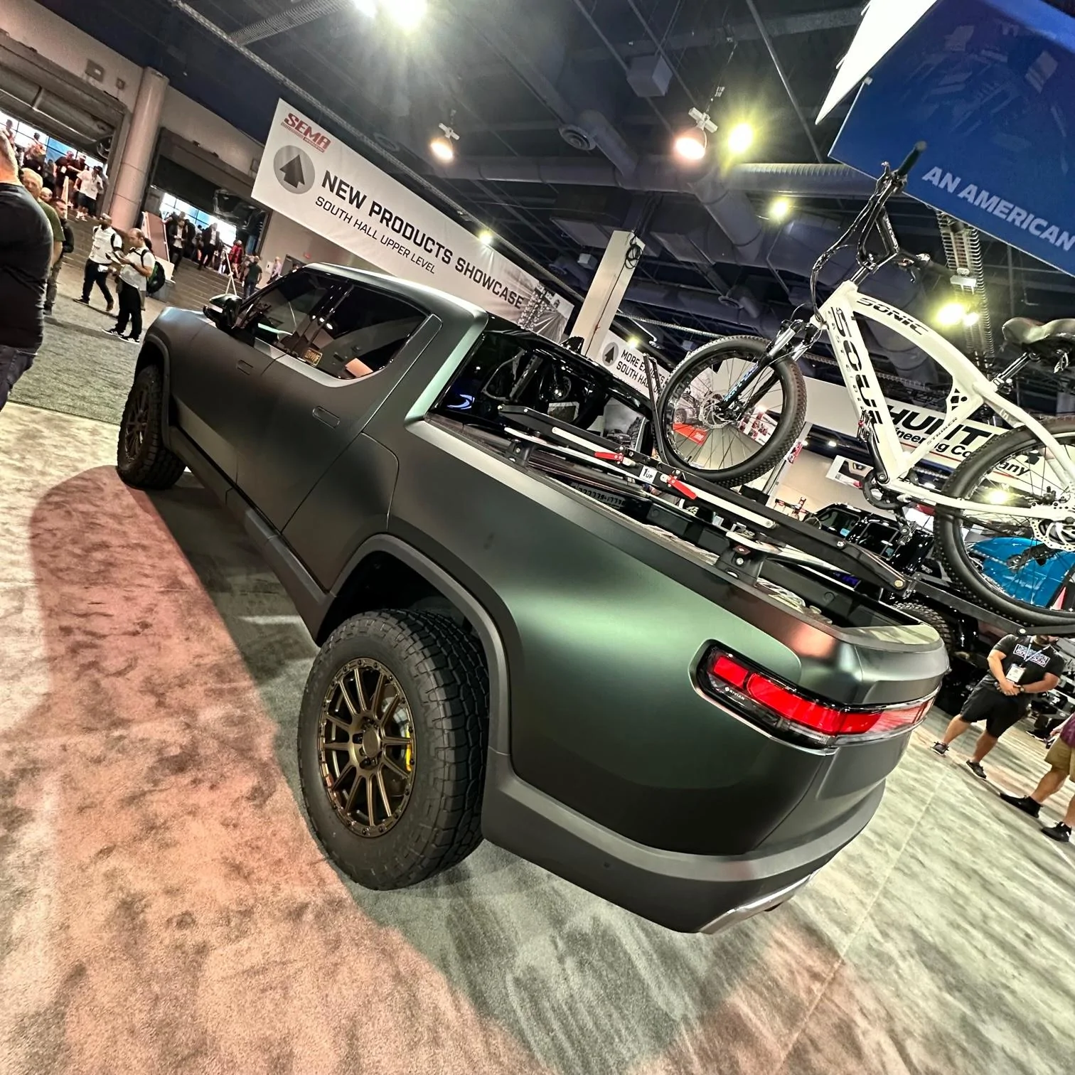 Rivian R1T R1S [SEMA 2022] Matte Dark Sage Green Rivian R1T Build by Doetsch Off-Road / Cooper Tires IMG_0275