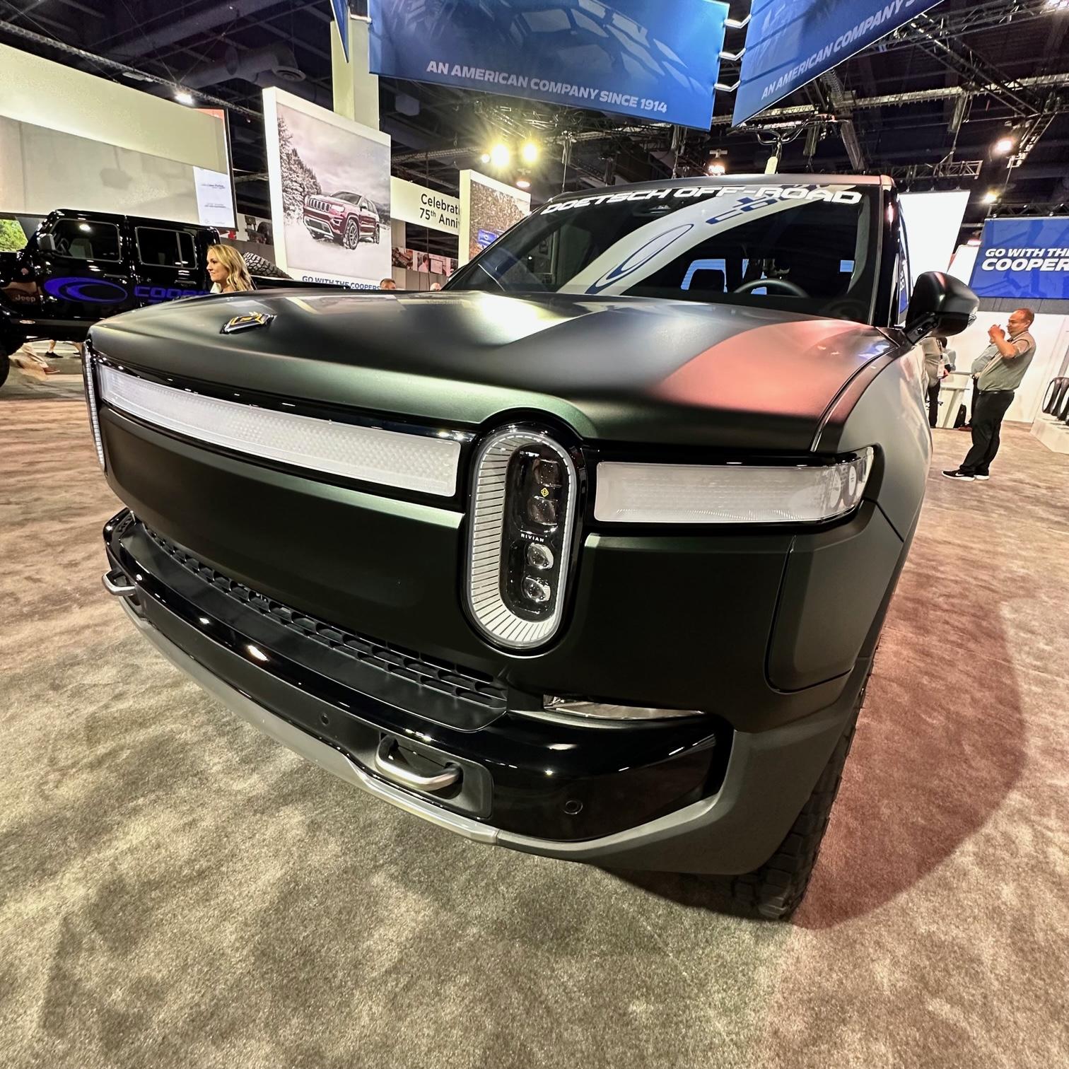 Rivian R1T R1S [SEMA 2022] Matte Dark Sage Green Rivian R1T Build by Doetsch Off-Road / Cooper Tires IMG_0276