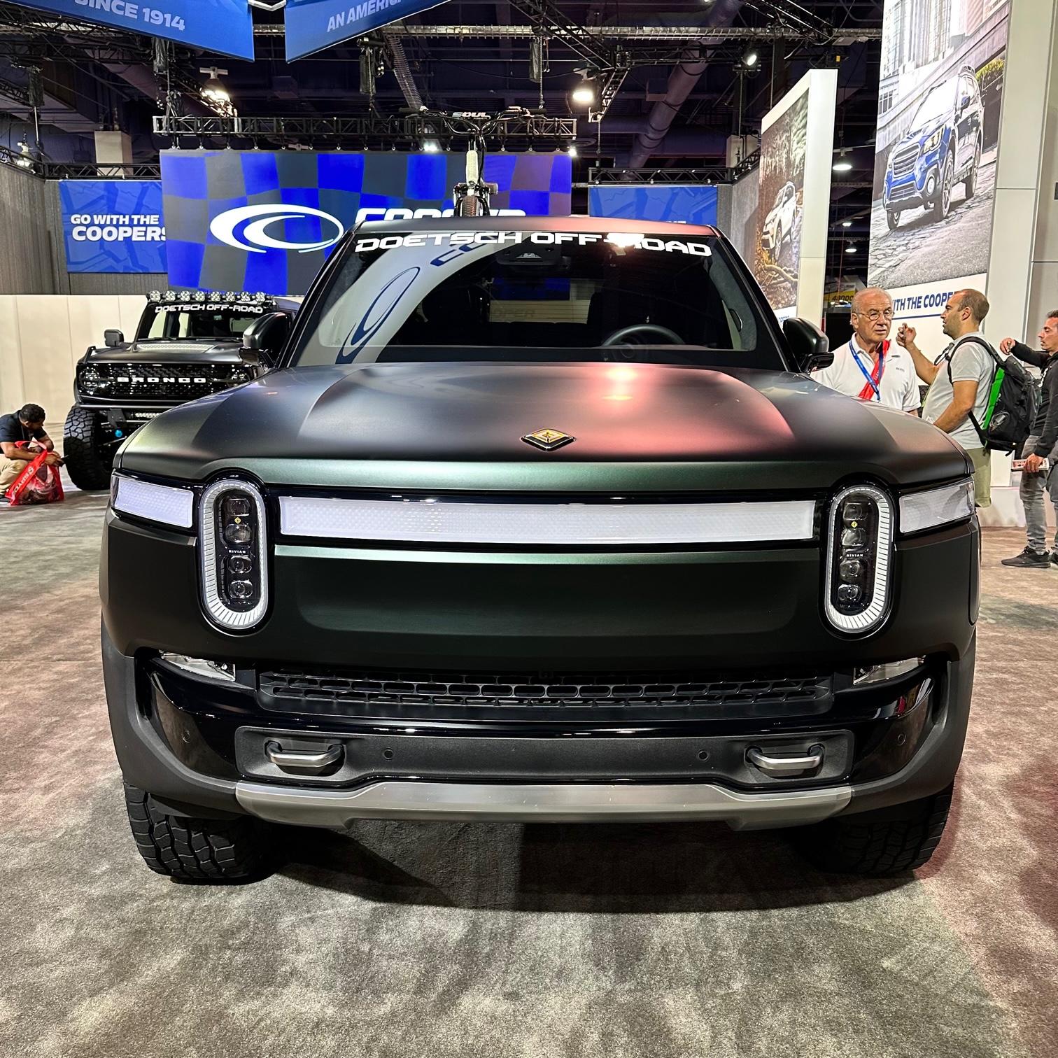 Rivian R1T R1S [SEMA 2022] Matte Dark Sage Green Rivian R1T Build by Doetsch Off-Road / Cooper Tires IMG_0263