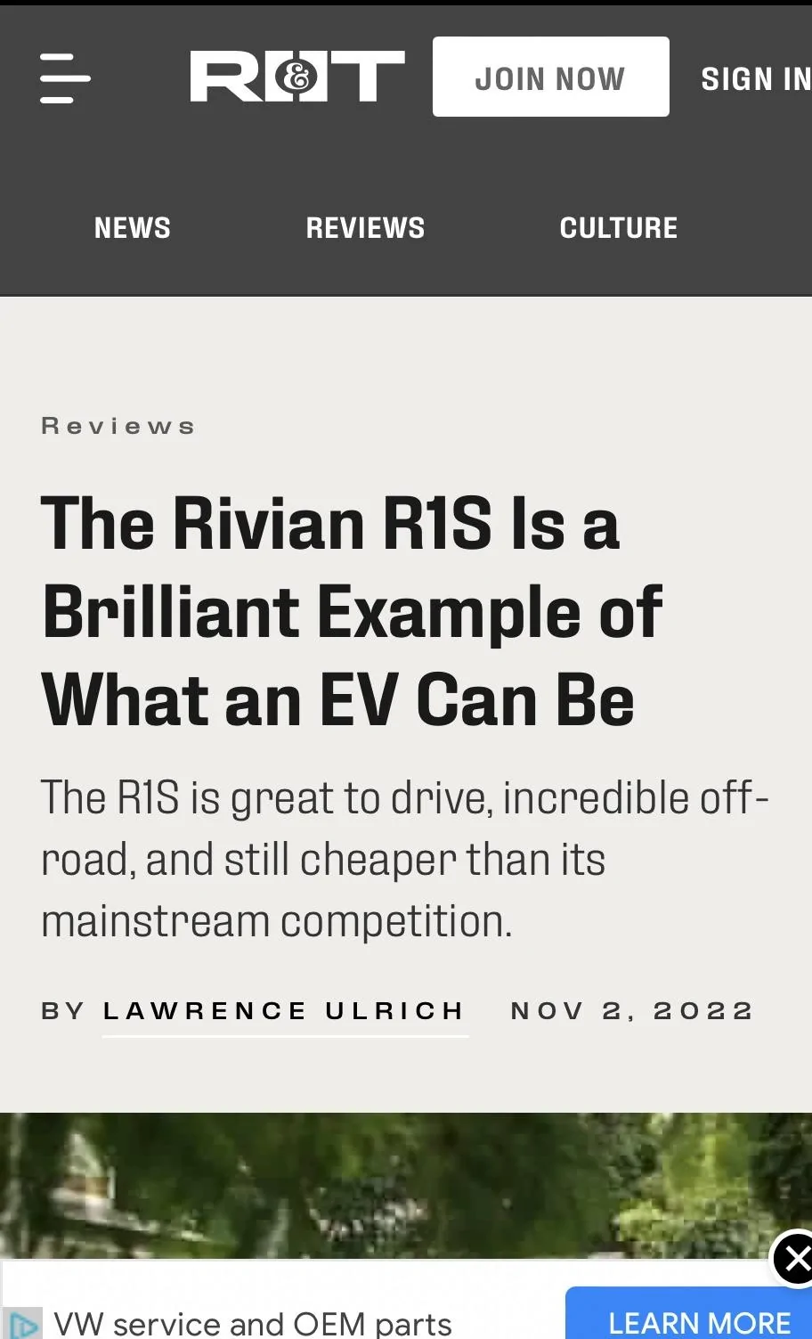 Rivian R1T R1S Car and Driver Review: 2022 Rivian R1S Has Appeal, but the R1T Pickup Drives Far Better A03C11FD-47F6-453B-99CC-681642023E2E