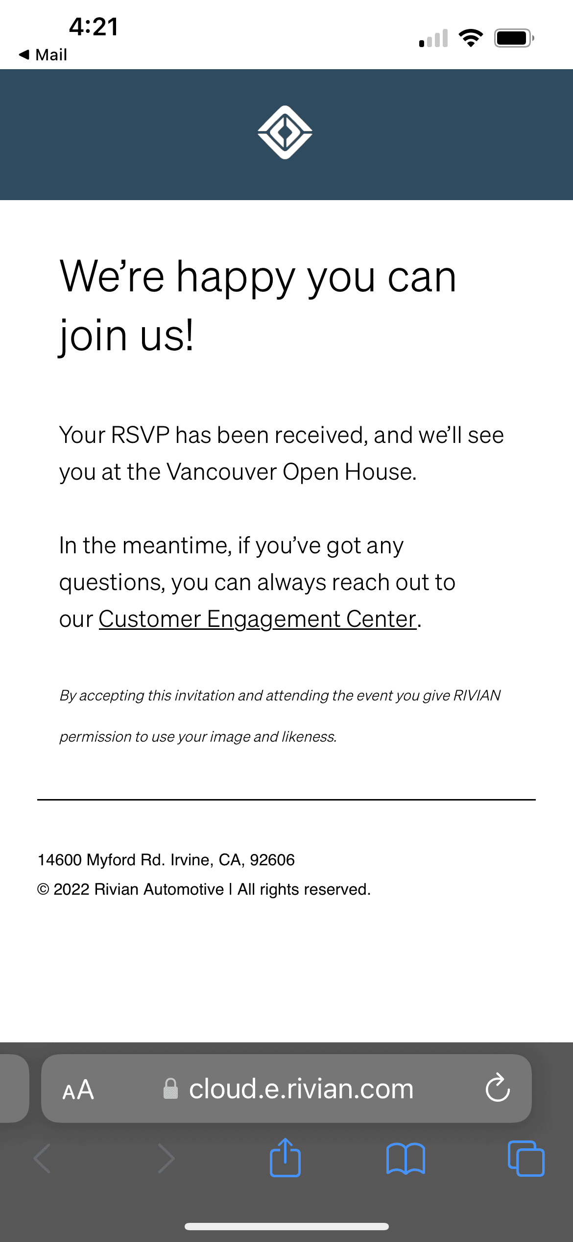 Rivian R1T R1S Rivian Vancouver open house!! 2C272AC9-6D50-4E43-8F65-7D4CAFAB2A81