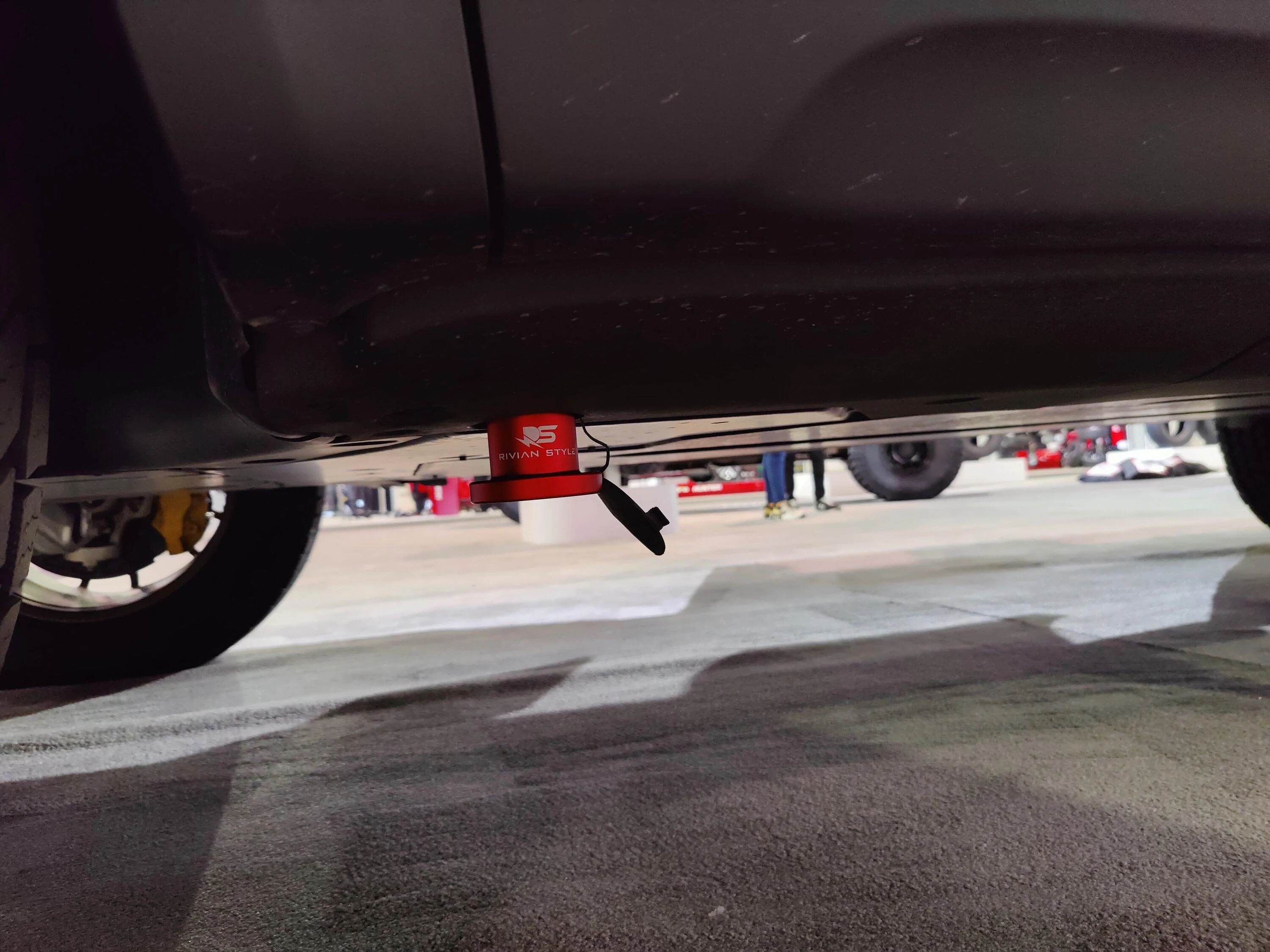 Rivian R1T R1S Innovative Invention: The History of Magnetic Jack Pucks for Rivian Vehicles IMG20221104162229