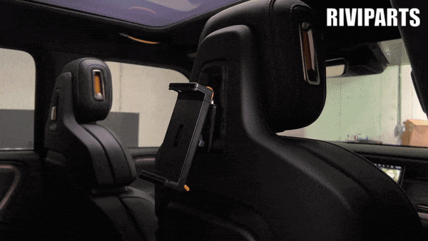 Rivian R1T R1S In Development - Seat Back Tablet Holder RIVIPARTS Tablet 2