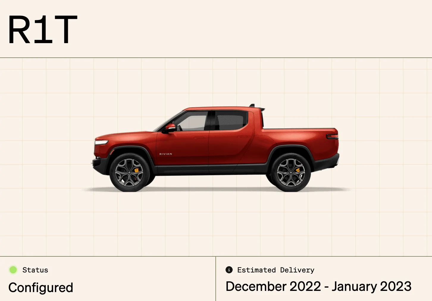 Rivian R1T R1S R1T Orders: Dec '22 - Jan '23 -- Status Room Screenshot 2022-11-07 at 10.10.01 PM