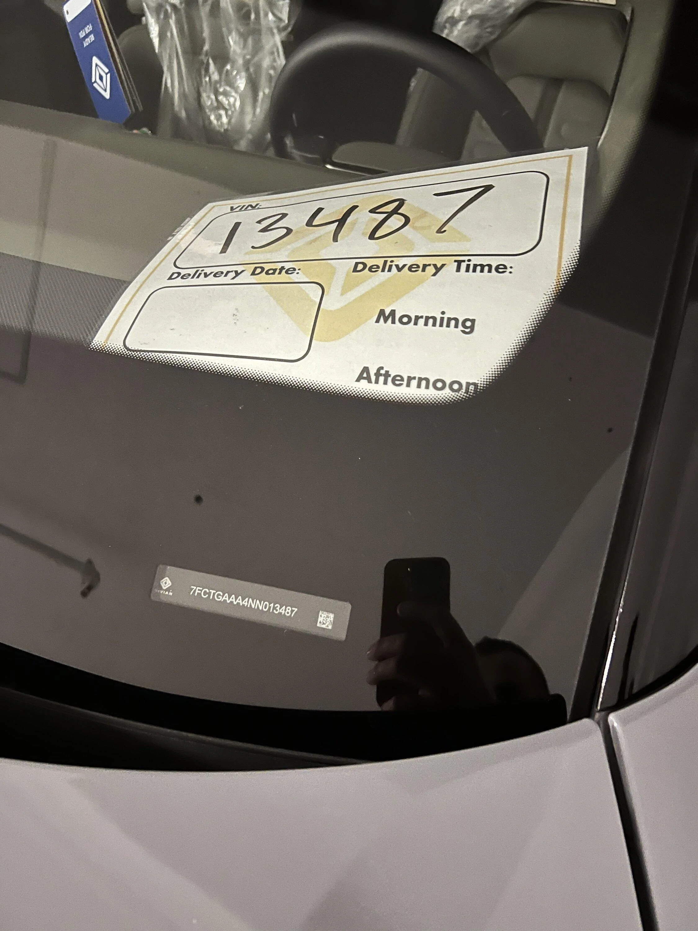 Rivian R1T R1S Rivian hidden in parking garage waiting for delivery 9C5F9DA2-52D2-441E-943B-D8BF75337E49