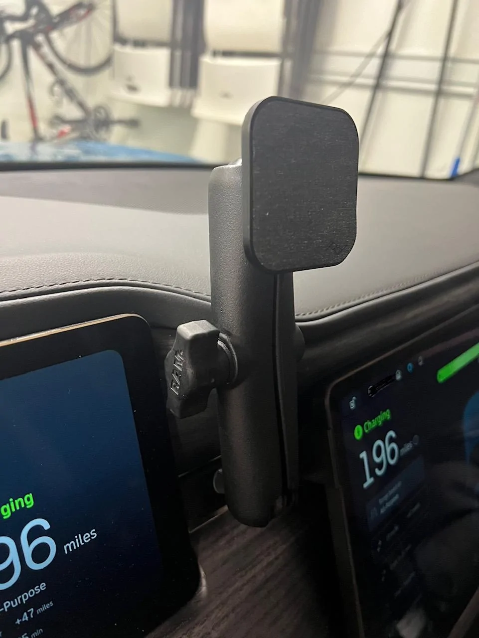 Rivian R1T R1S Mounting a cell phone.  Has anyone done it? IMG_8956
