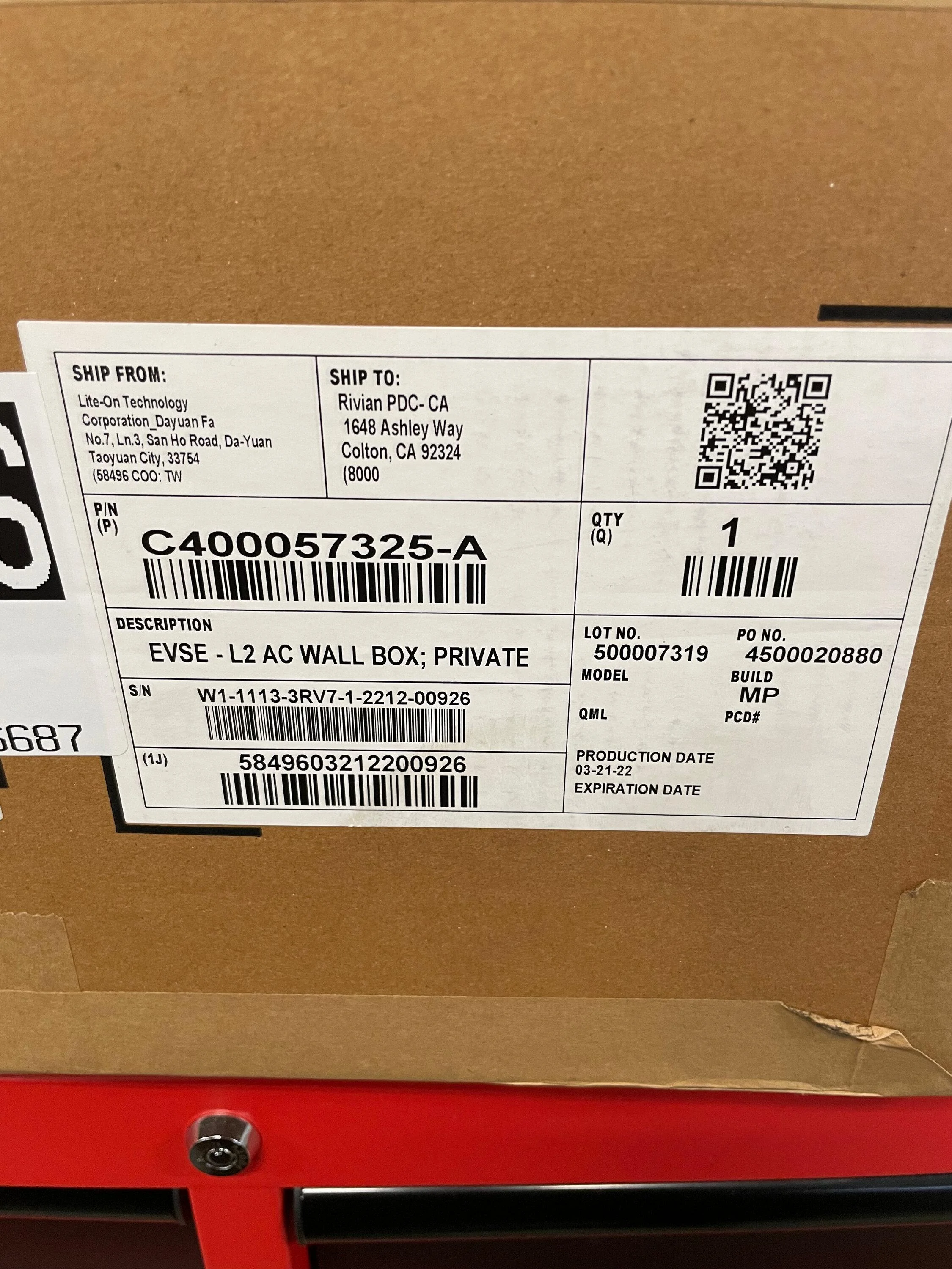 Rivian R1T R1S New Rivian Wall Charger IMG_1721