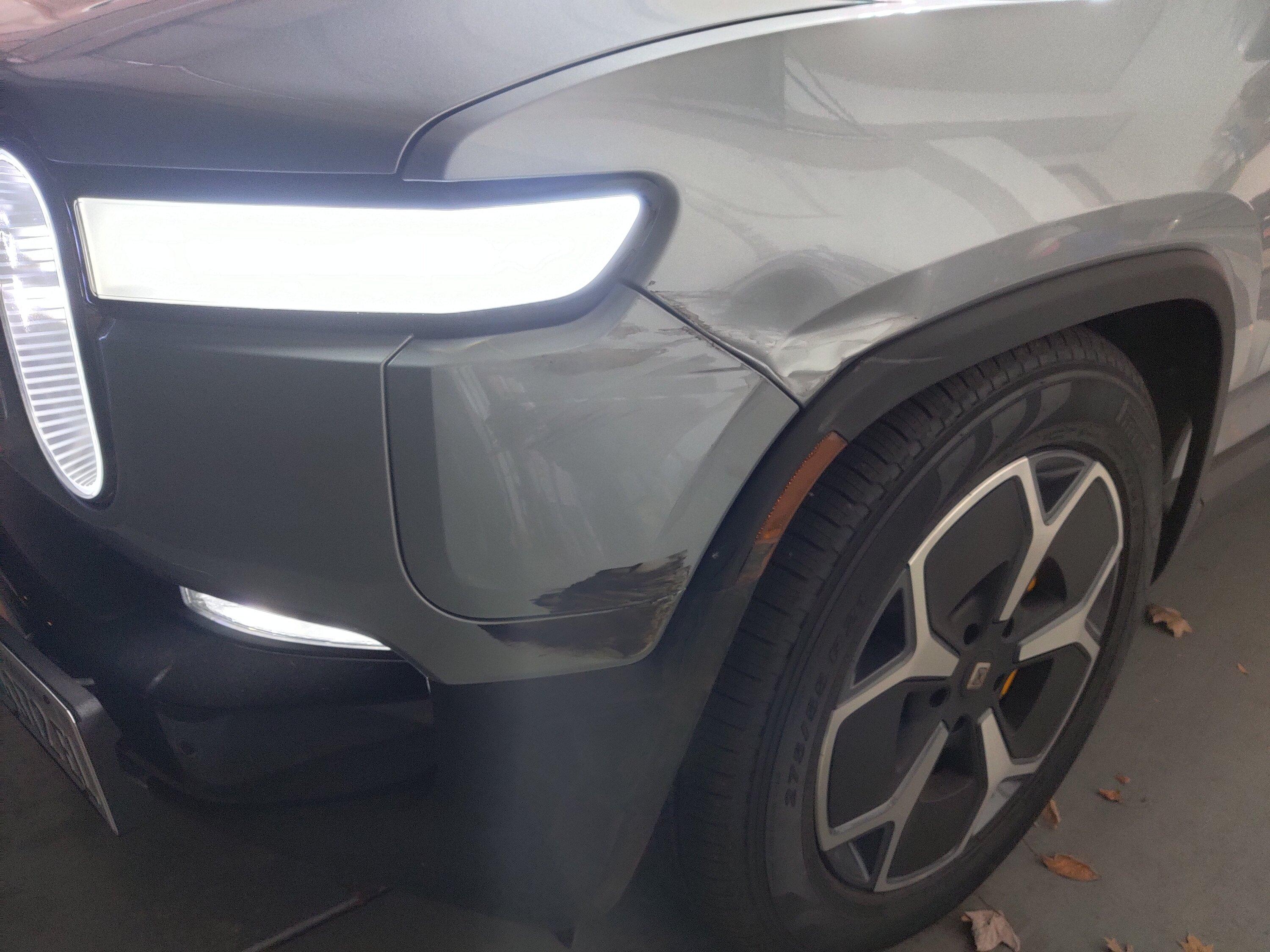 Rivian R1T R1S They hit me in my driveway resulting in $21,195.95 repair bill IMG_20221110_202303