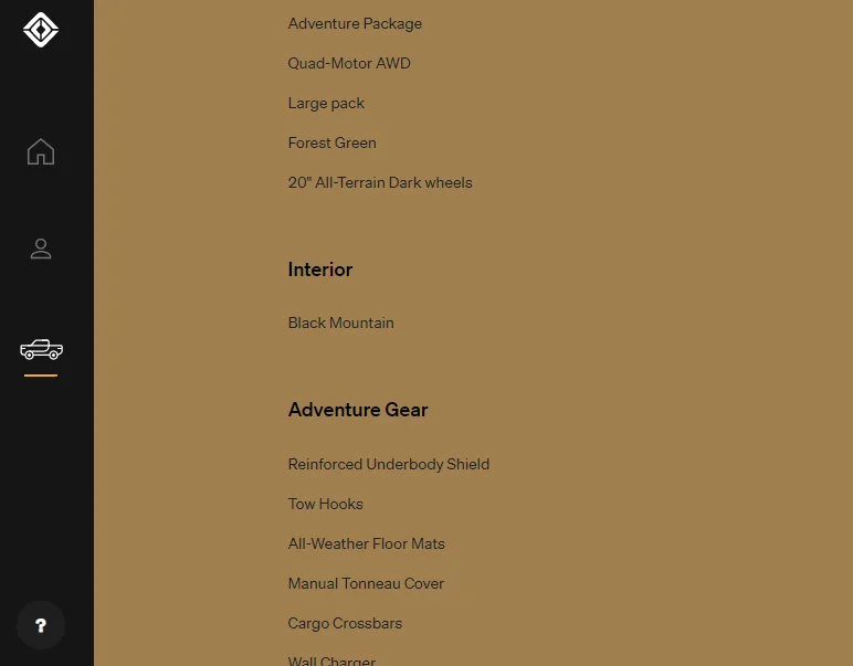 Rivian R1T R1S R1T Orders: Dec '22 - Jan '23 -- Status Room config