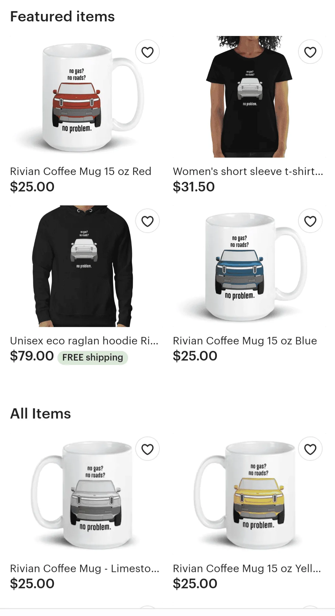 Rivian R1T R1S Cool Rivian swag on Etsy Screenshot_20221111-165021