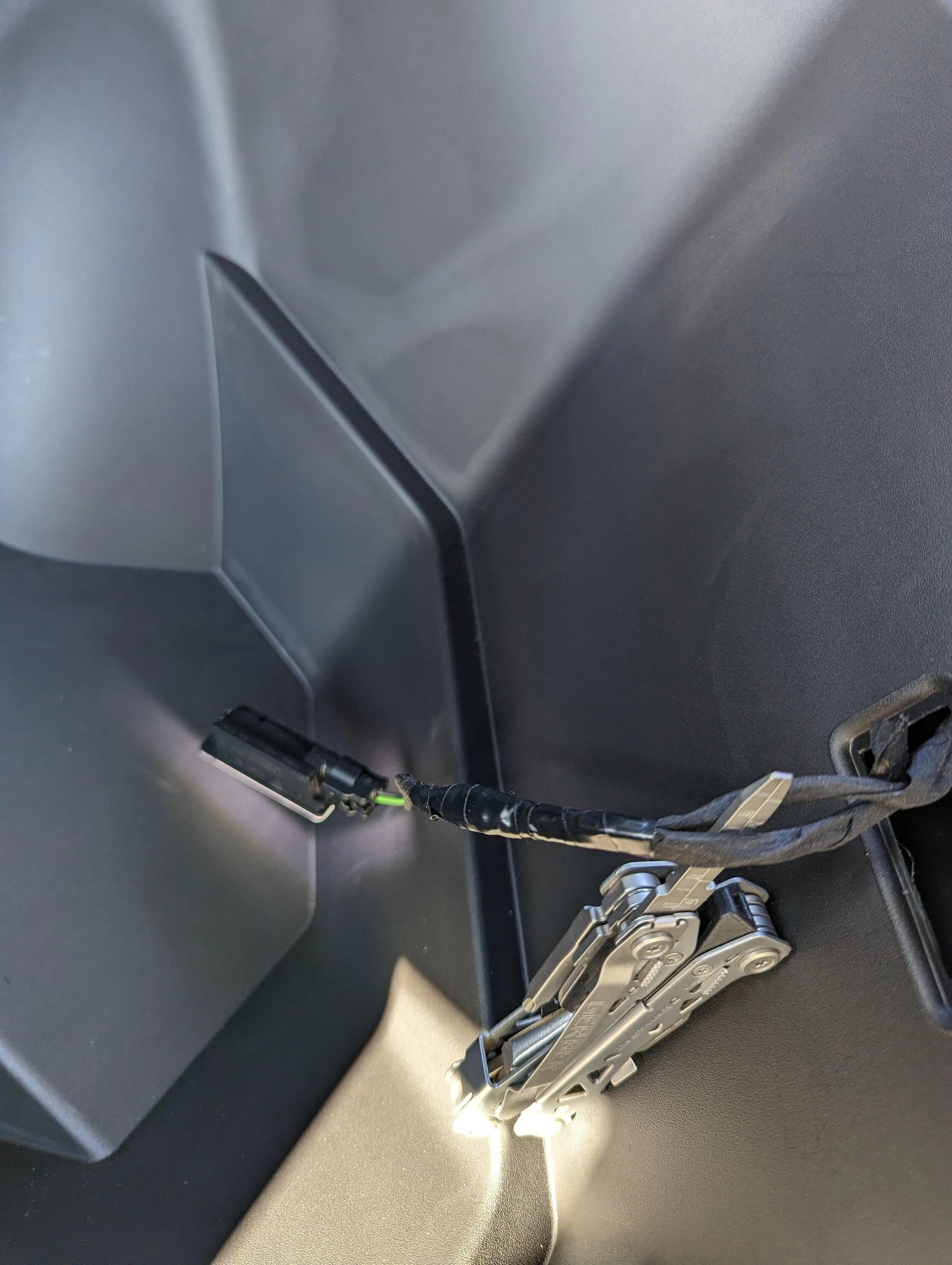 Rivian R1T R1S Rivian updates website: Two 12v outlets now (none in frunk) for R1T PXL_20221113_214246510