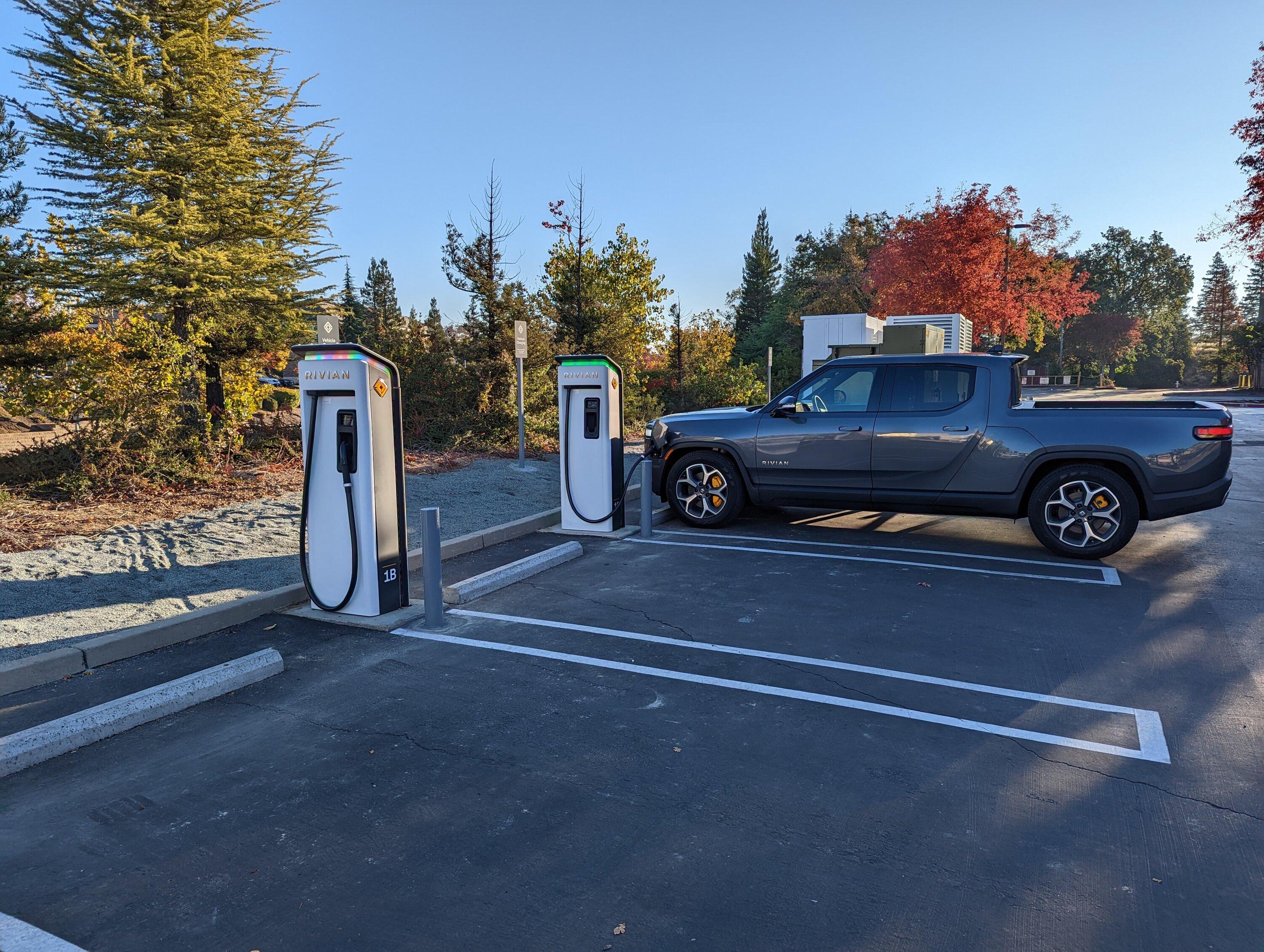 Rivian R1T R1S RAN Rivian Charging Stations Locations Map via Google Maps PXL_20221114_160811642