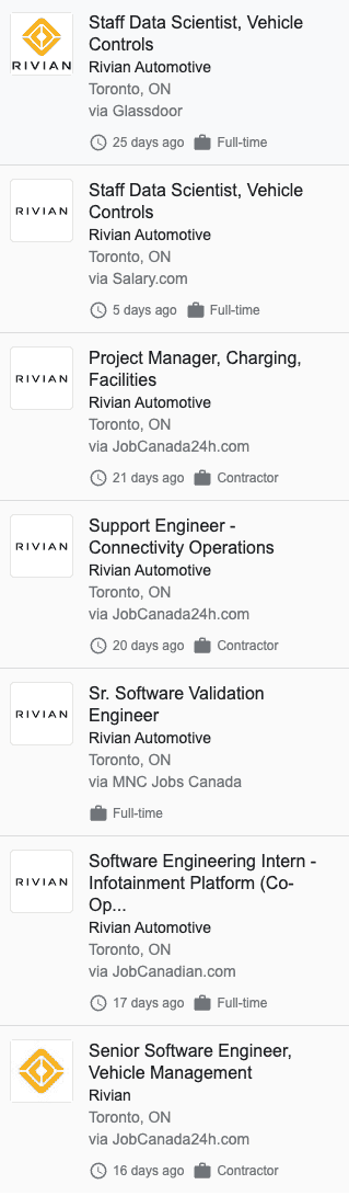 Rivian R1T R1S Canadian delivery timeframe 1668450676359