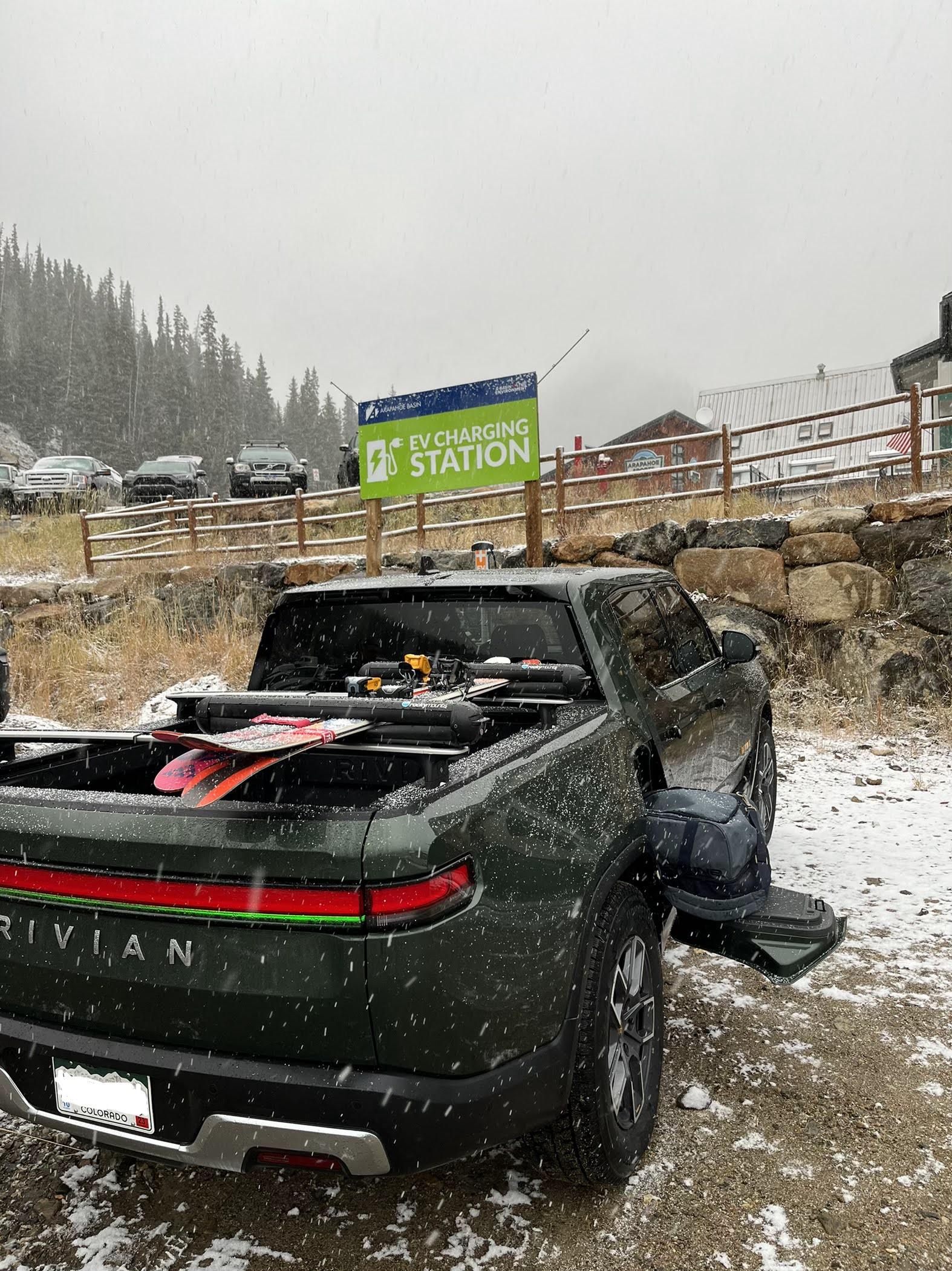Rivian R1T R1S Anyone used a ski rack for their R1T yet? 92837E8D-2613-4C7E-9CA7-8CD7805CCDA9