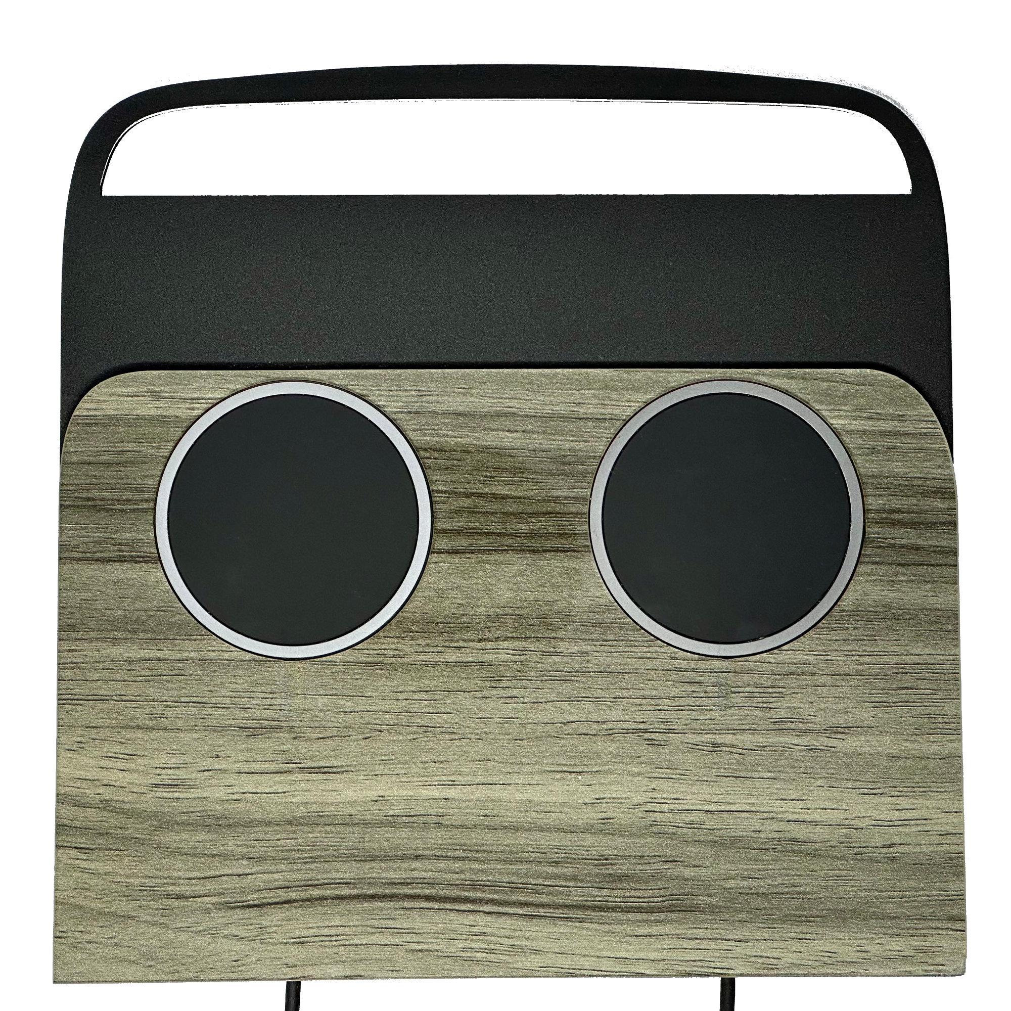 Rivian R1T R1S MagSafe Charger by TWRAPS Presentation1 - Ash Wood