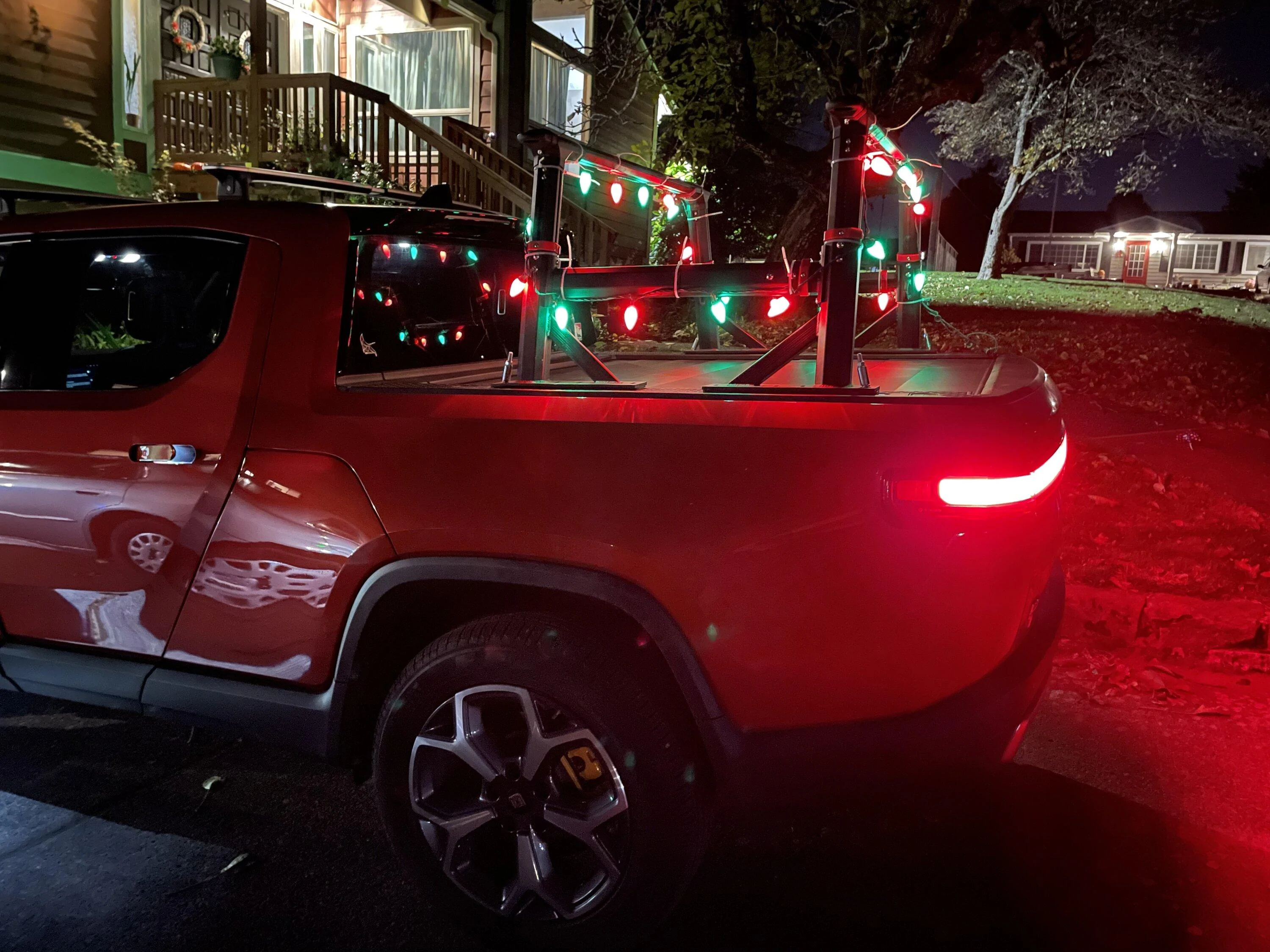Rivian R1T R1S My R1T is ready for Christmas ? 712B11D3-59D7-4D08-97E1-95D8918ABEF1