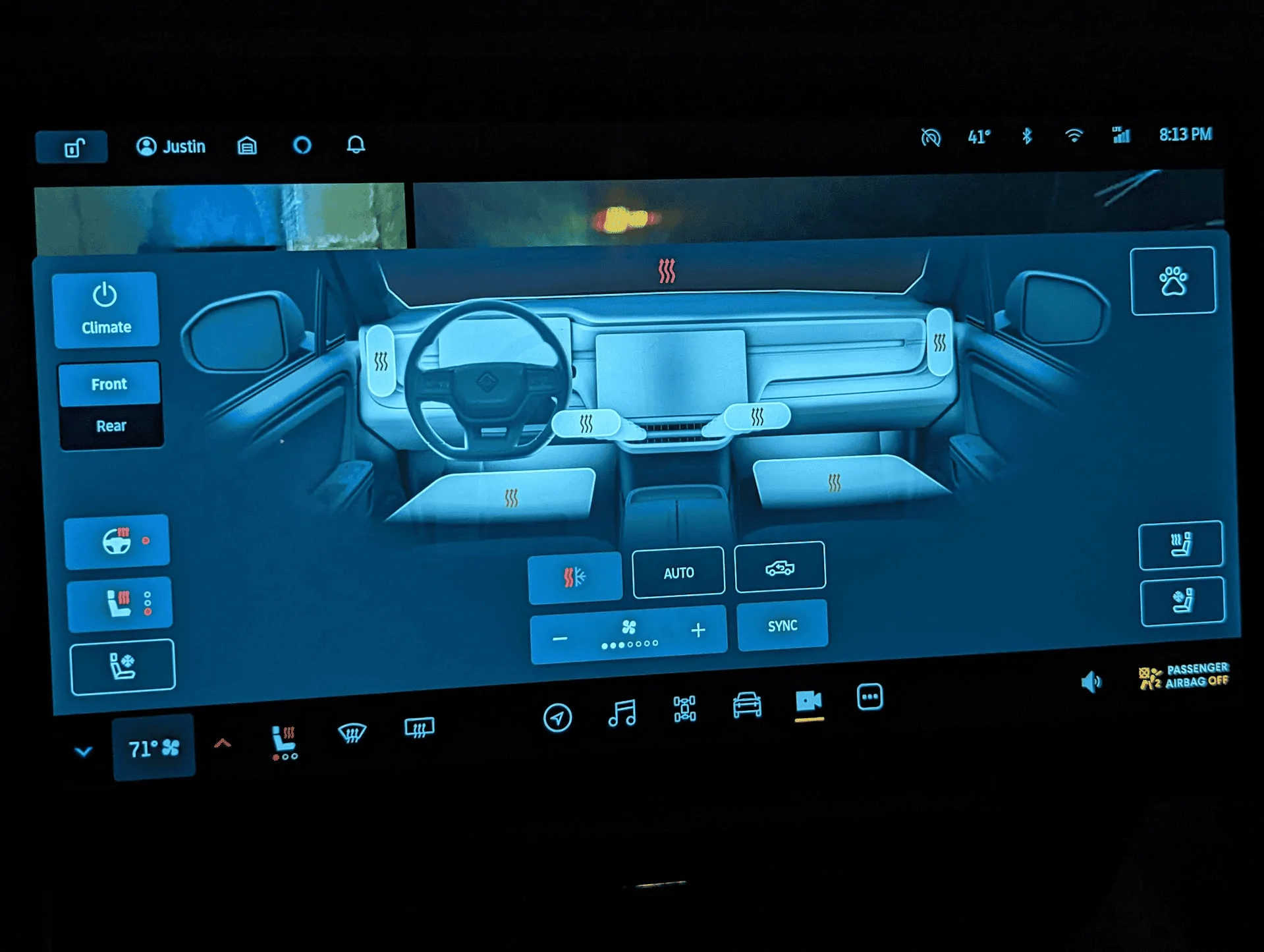 Rivian R1T R1S HVAC User Interface and Efficiency 1668804043989