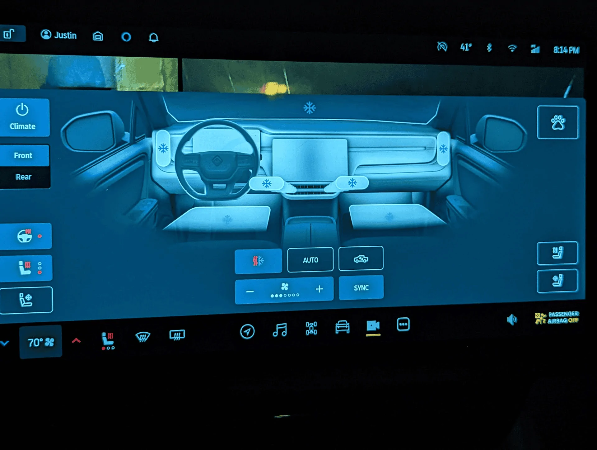 Rivian R1T R1S HVAC User Interface and Efficiency 1668804056758