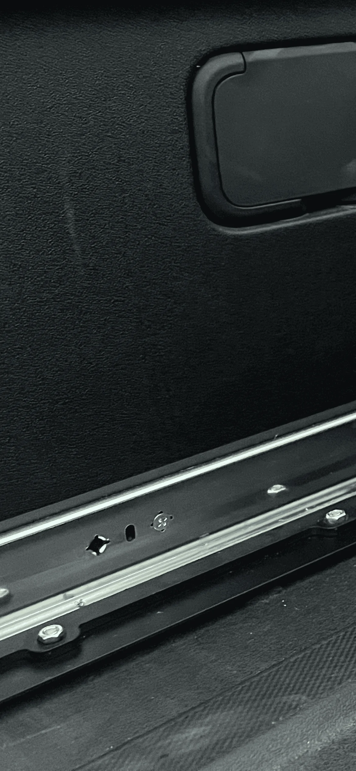 Rivian R1T R1S My Tuff Stuff Fridge slide out setup in R1T bed DD544DB0-6077-4A58-B6F0-2AF7E8C3B7EB