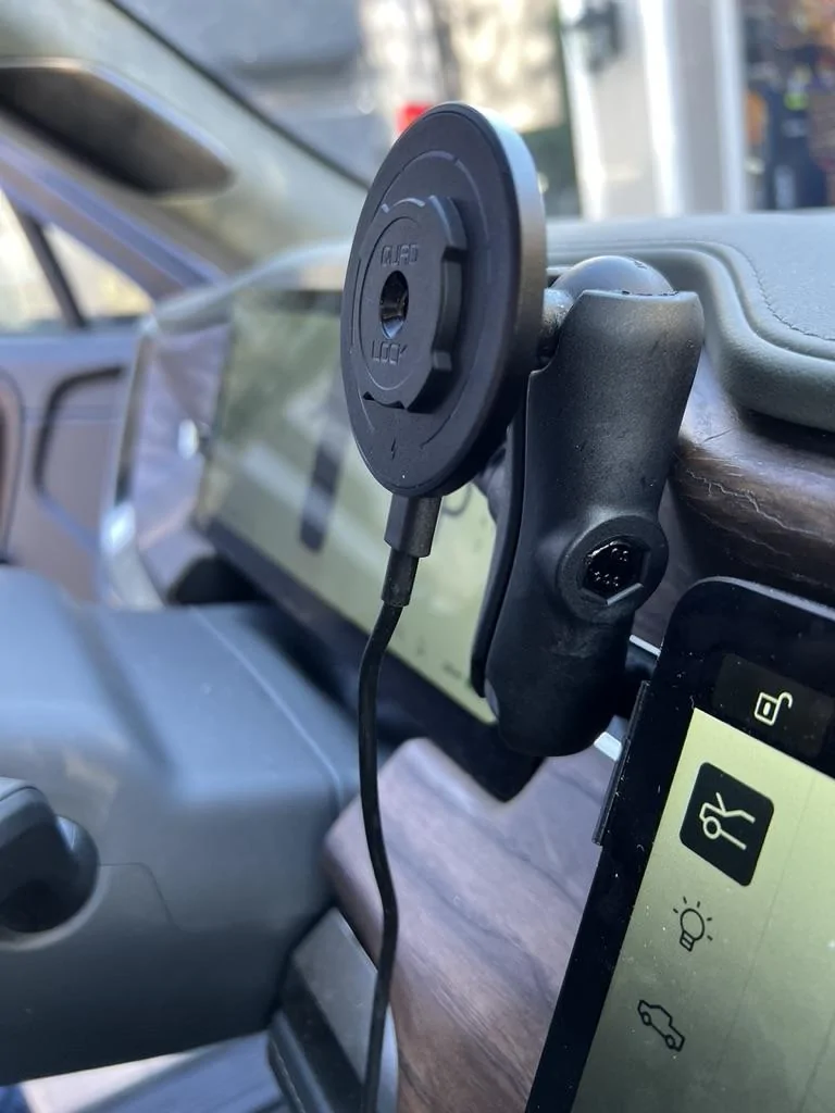 Rivian R1T R1S NEW - RIVIPARTS Cell Phone Ball Mount PRO 1669002814033