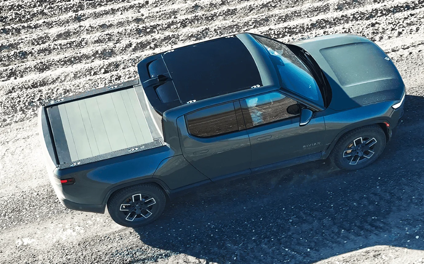 Rivian R1T R1S DIY temporary tonneau / bed cover? 1669056816805