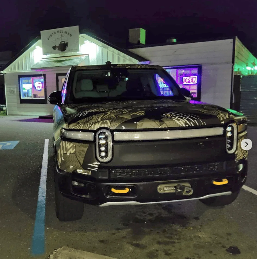 Rivian R1T R1S Official: Factory OEM Off-Road Bumper and Winch Not Coming From Rivian rivian-r1t-yellow-tow-hooks-and-winch-1-png