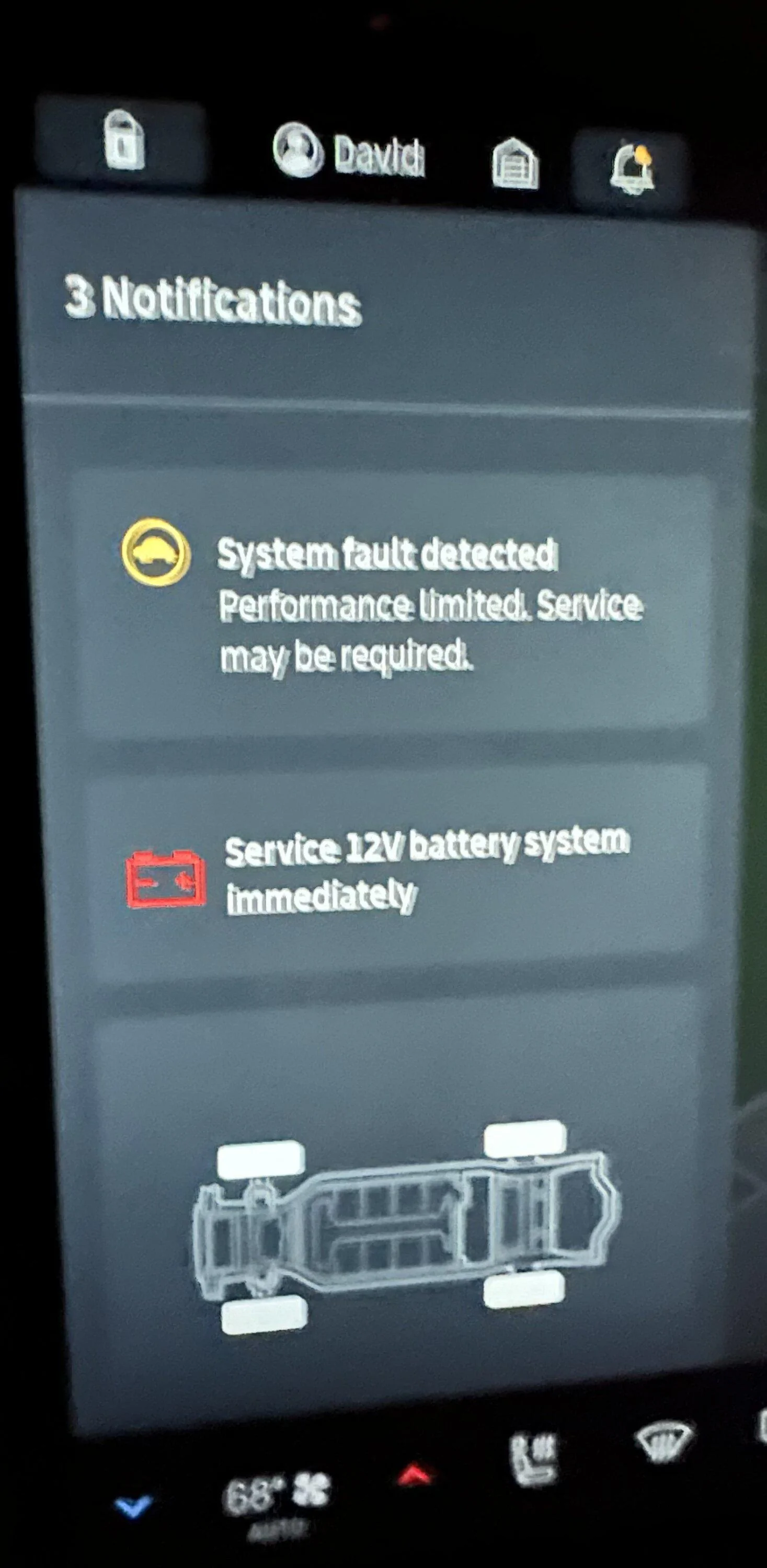 Rivian R1T R1S Service 12V System Immediately error message D1E4CBE3-656D-4BB5-AAF8-BAB22B343769