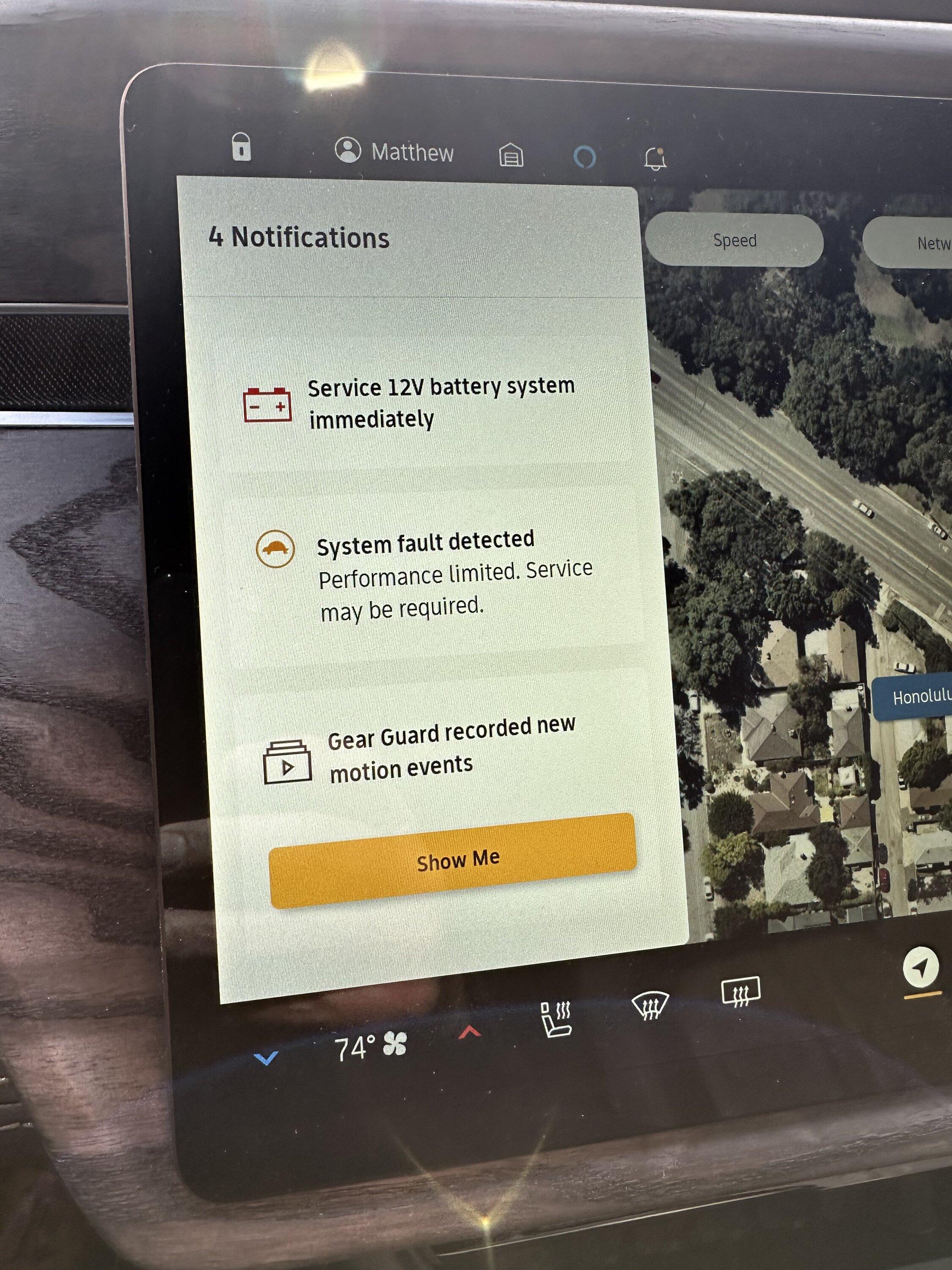 Rivian R1T R1S Service 12V System Immediately error message 681D5352-1A9A-43B4-B4FA-B5C5C30C58E5