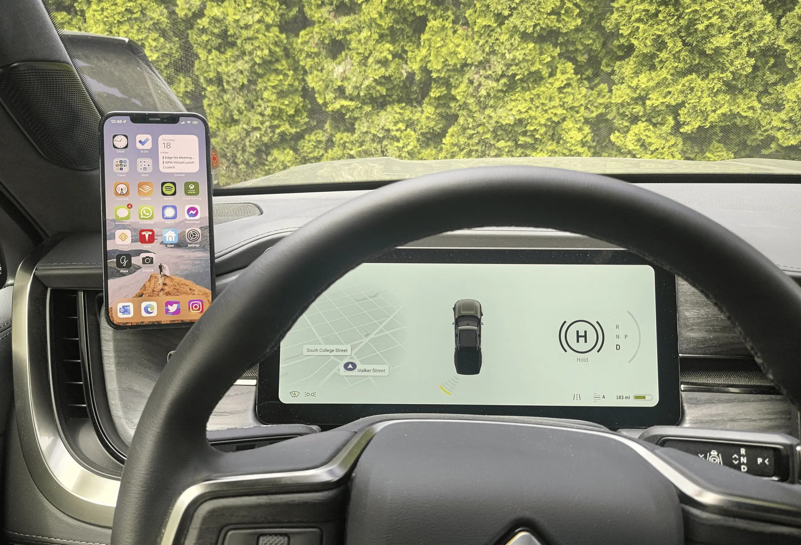 Rivian R1T R1S ProClip Phone Mount Released For Rivian -- Angled & Center Dash Options 1669218184238