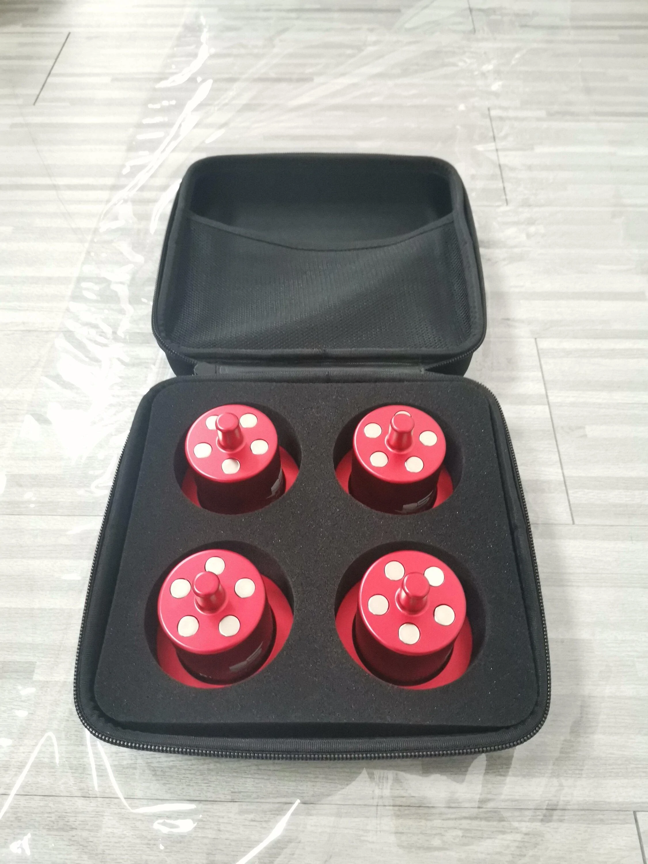 Rivian R1T R1S Innovative Invention: The History of Magnetic Jack Pucks for Rivian Vehicles RS Magnetic Jack Puck Case View 2
